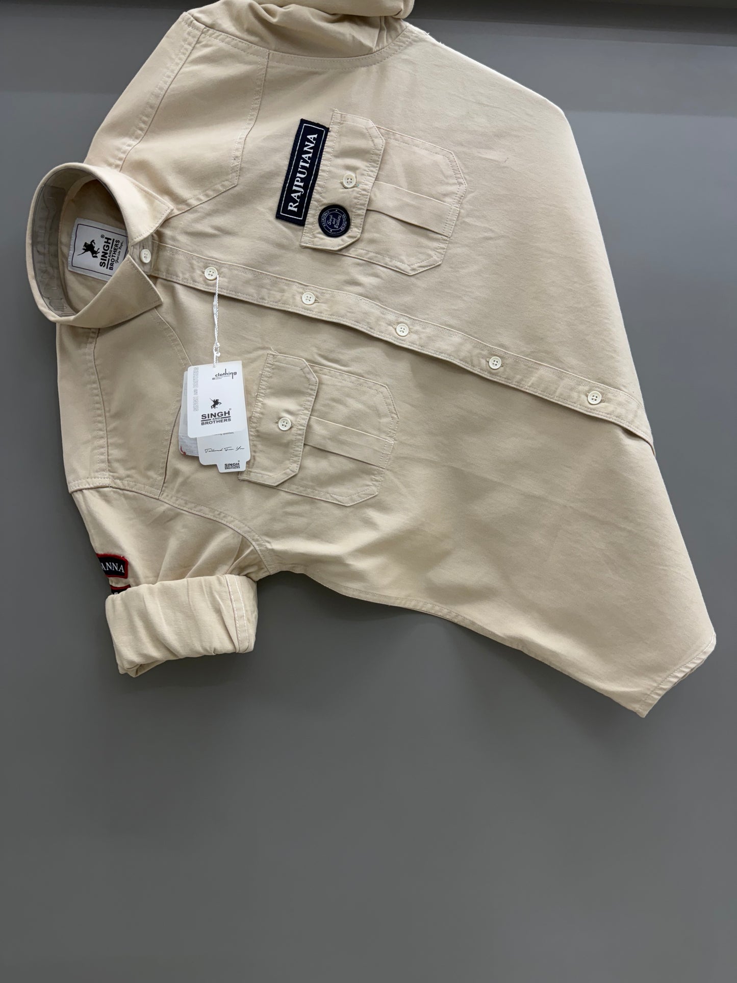Double Pocket Rajputana shirt