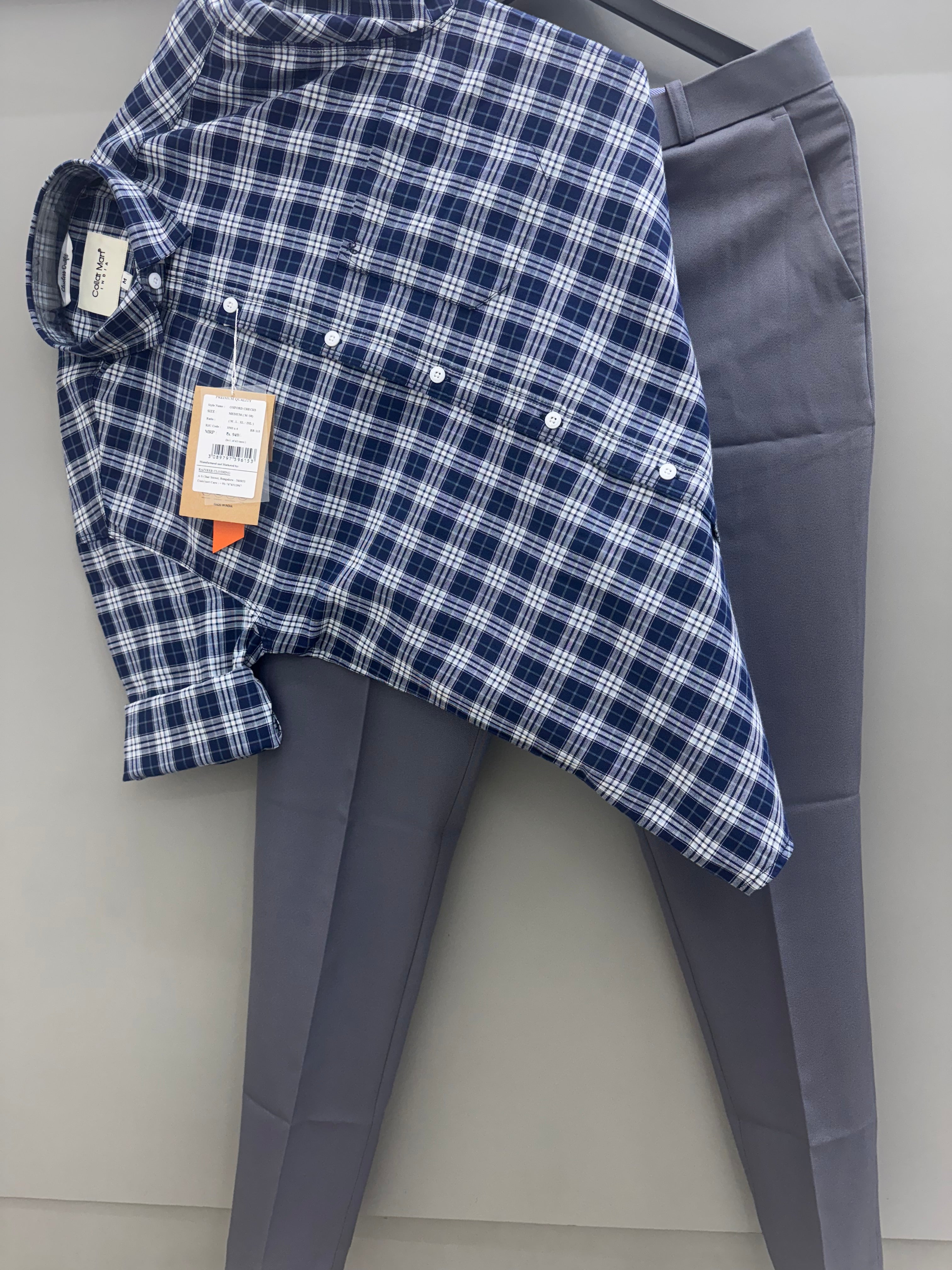 Check Shirt With Trouser pant