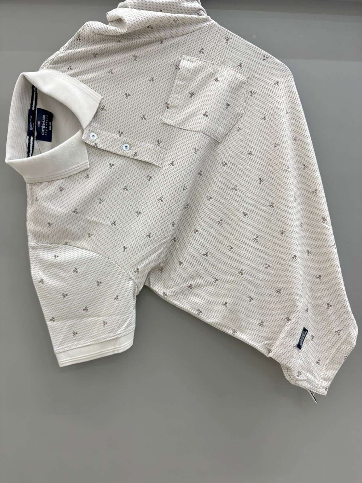 White Polo T-shirts With Pocket