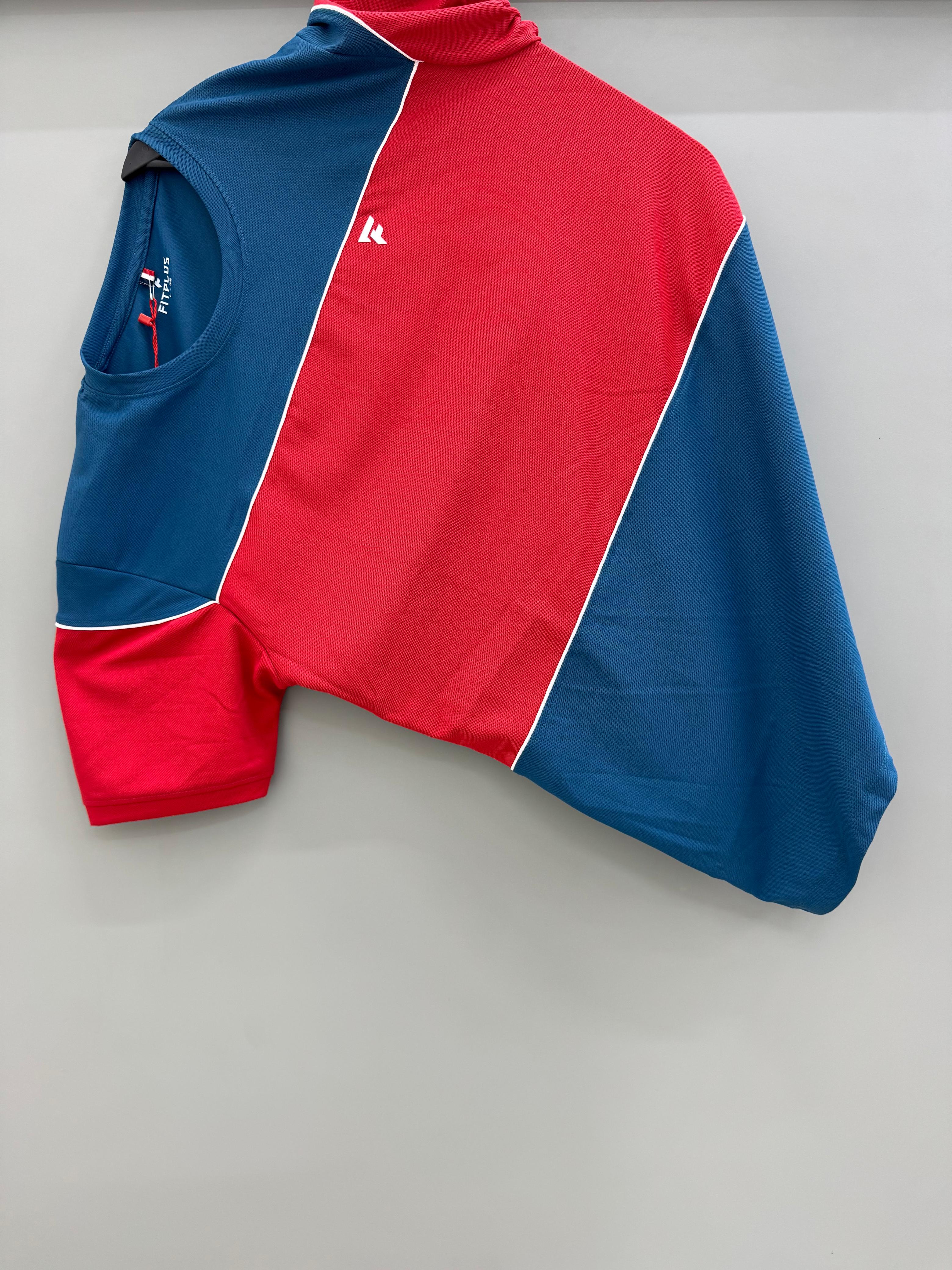 Round Neck Red Blue T-shirts