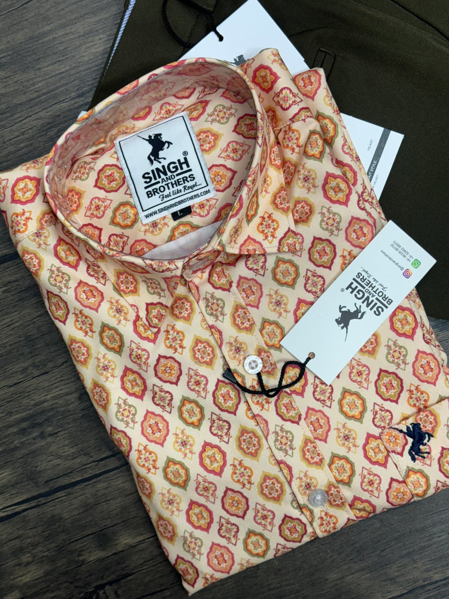 Printed Shirt with Trouser Pant (Combo)