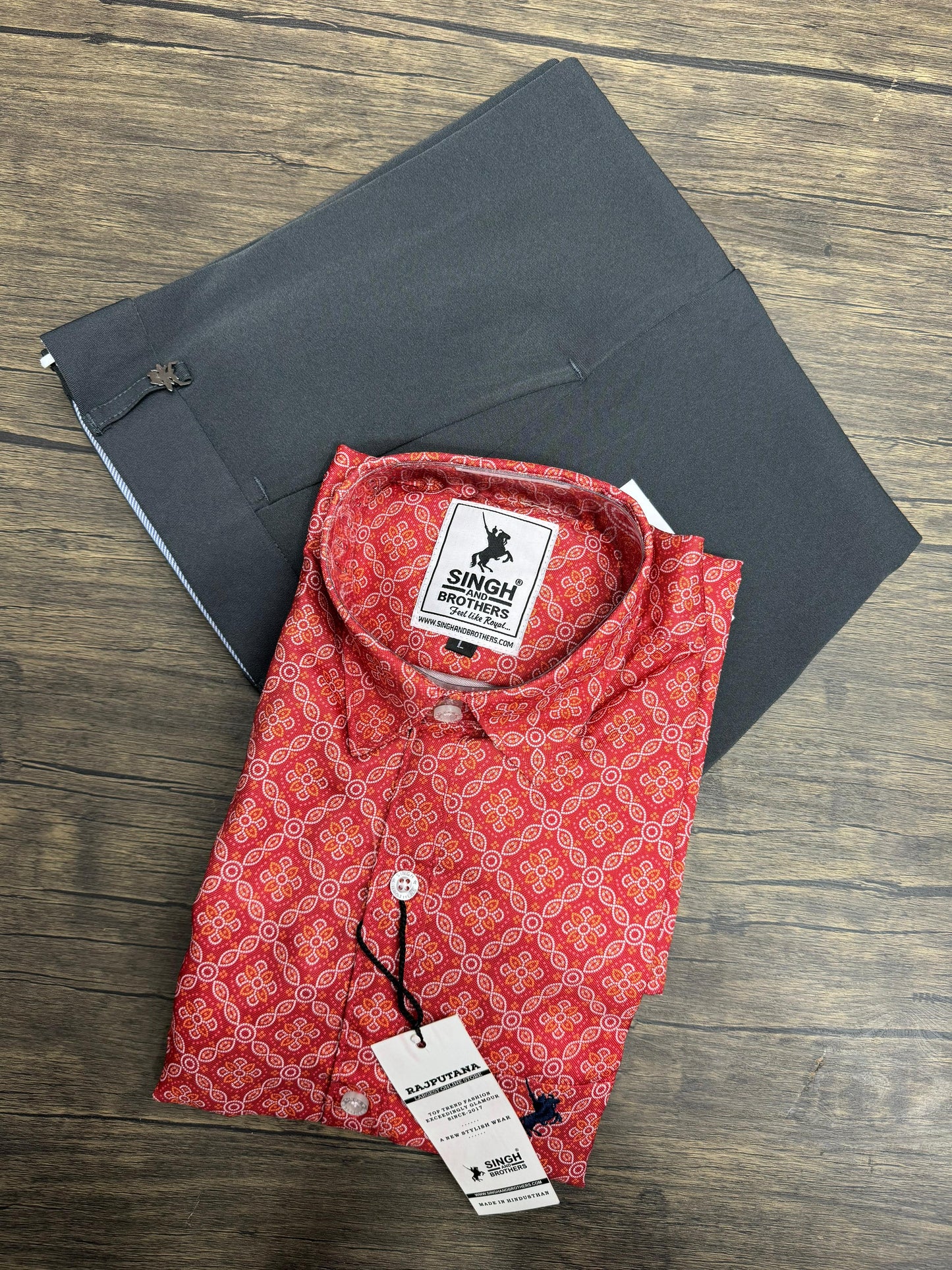 Printed Shirt with Trouser Pant (Combo)