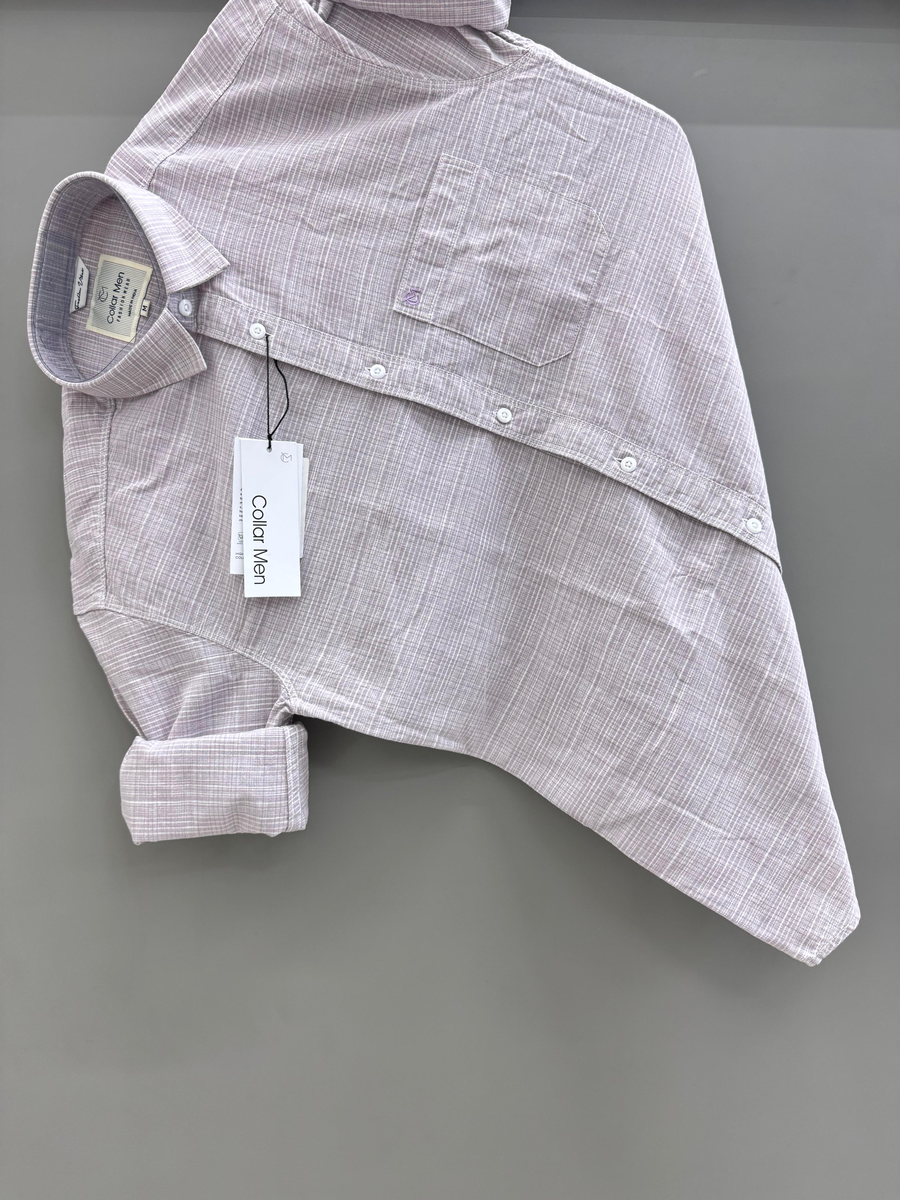 Pink Check shirt