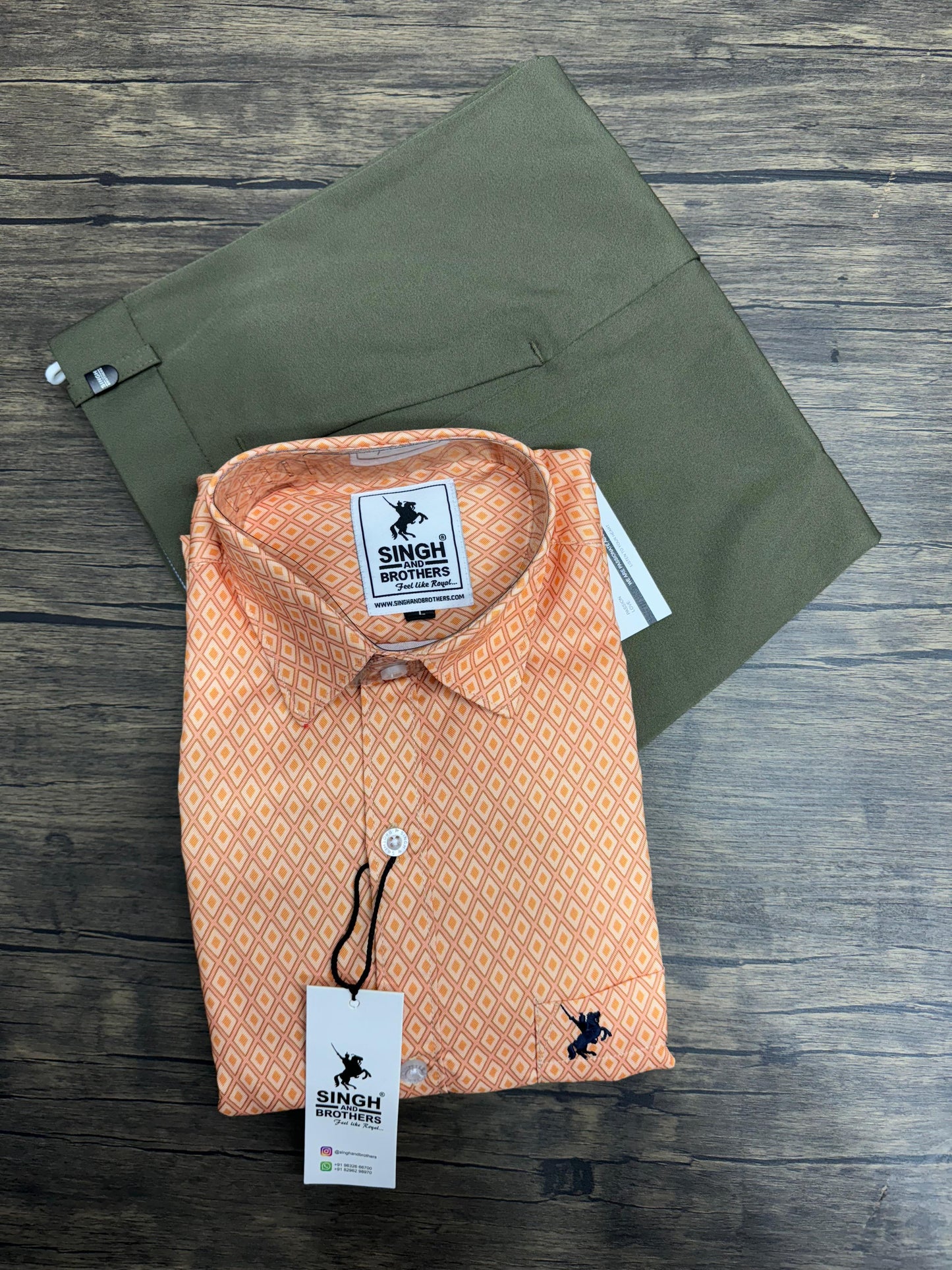 Printed Shirt with Trouser Pant (Combo)
