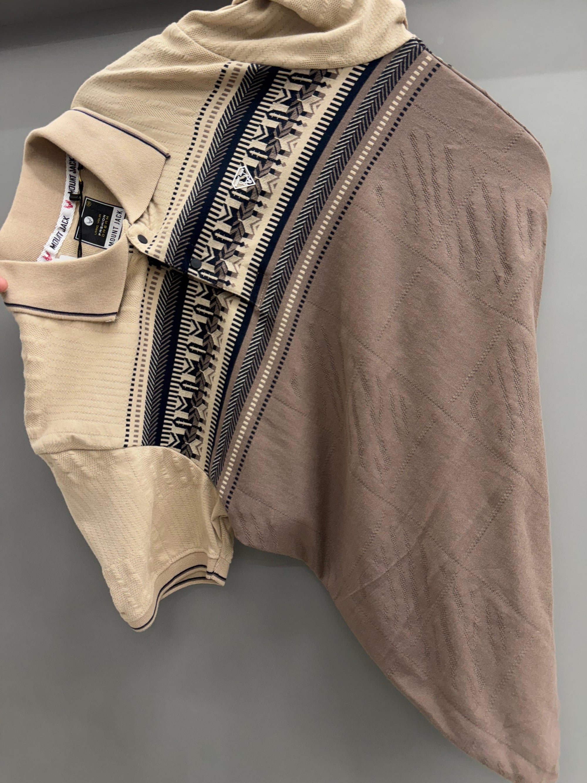Cream Polo H/S T-shirts