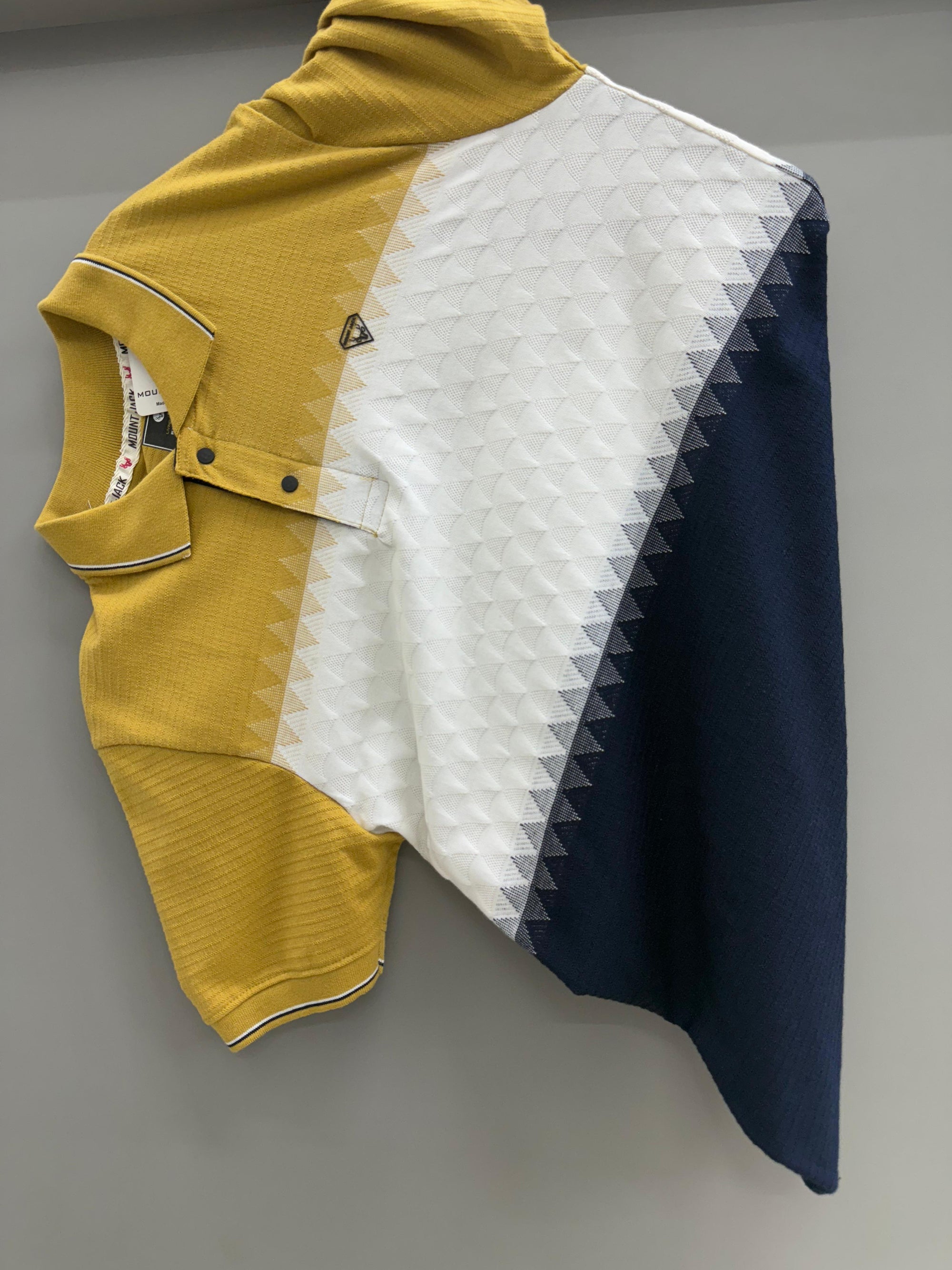 Yellow white Blue Polo H/S T-shirts