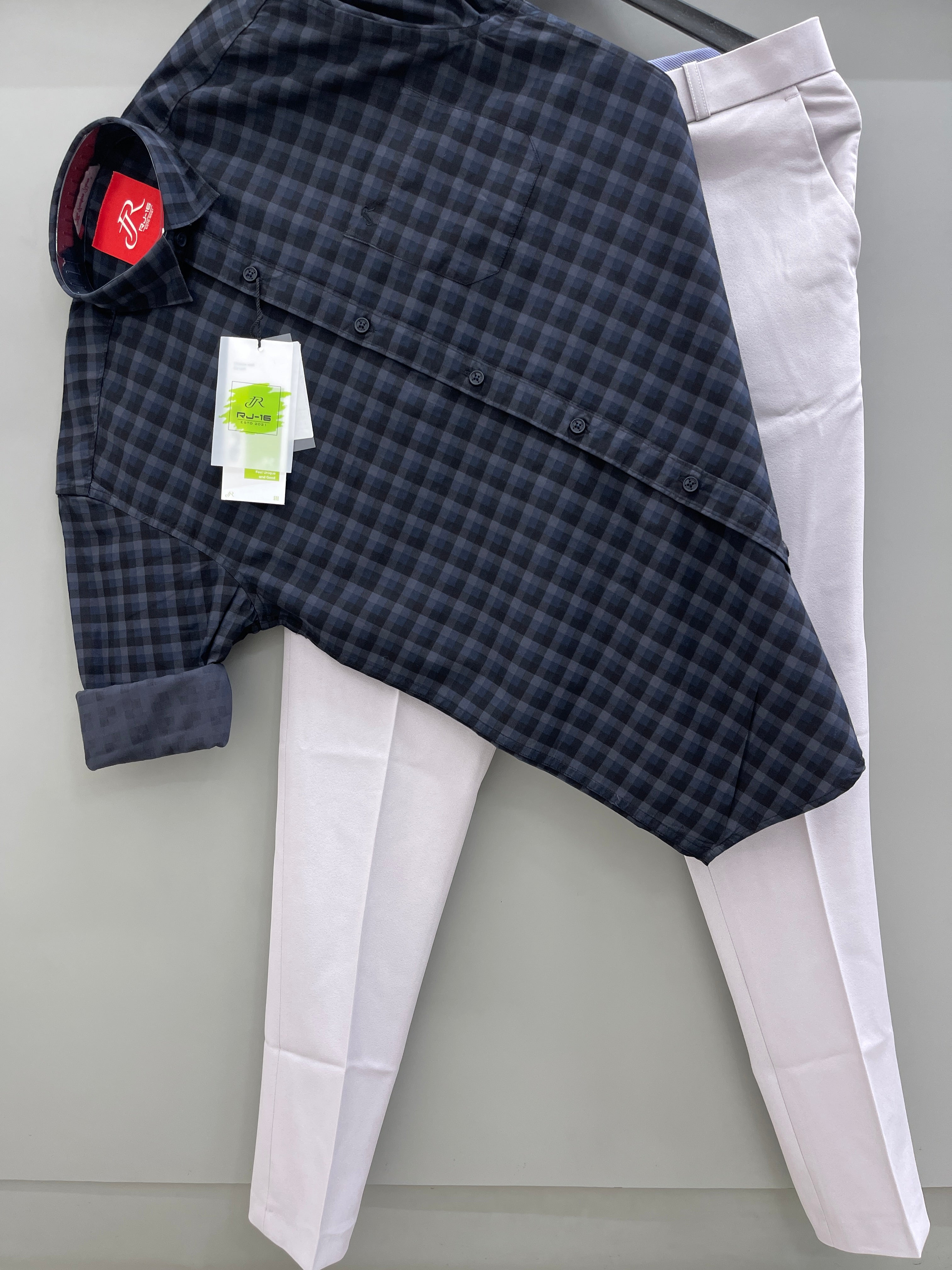 Check Shirt With Trouser pant