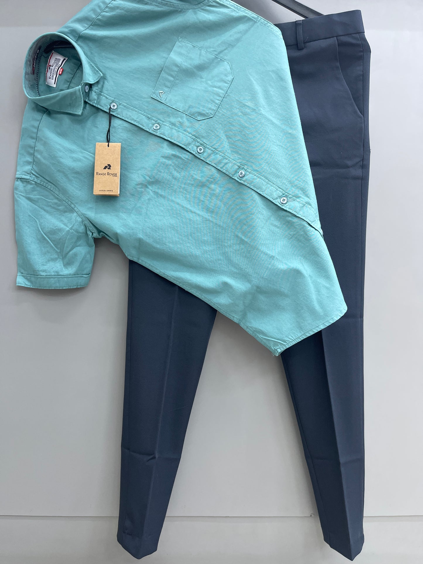 Half sleeve Plain Shirt with Trouser Pant (Combo)