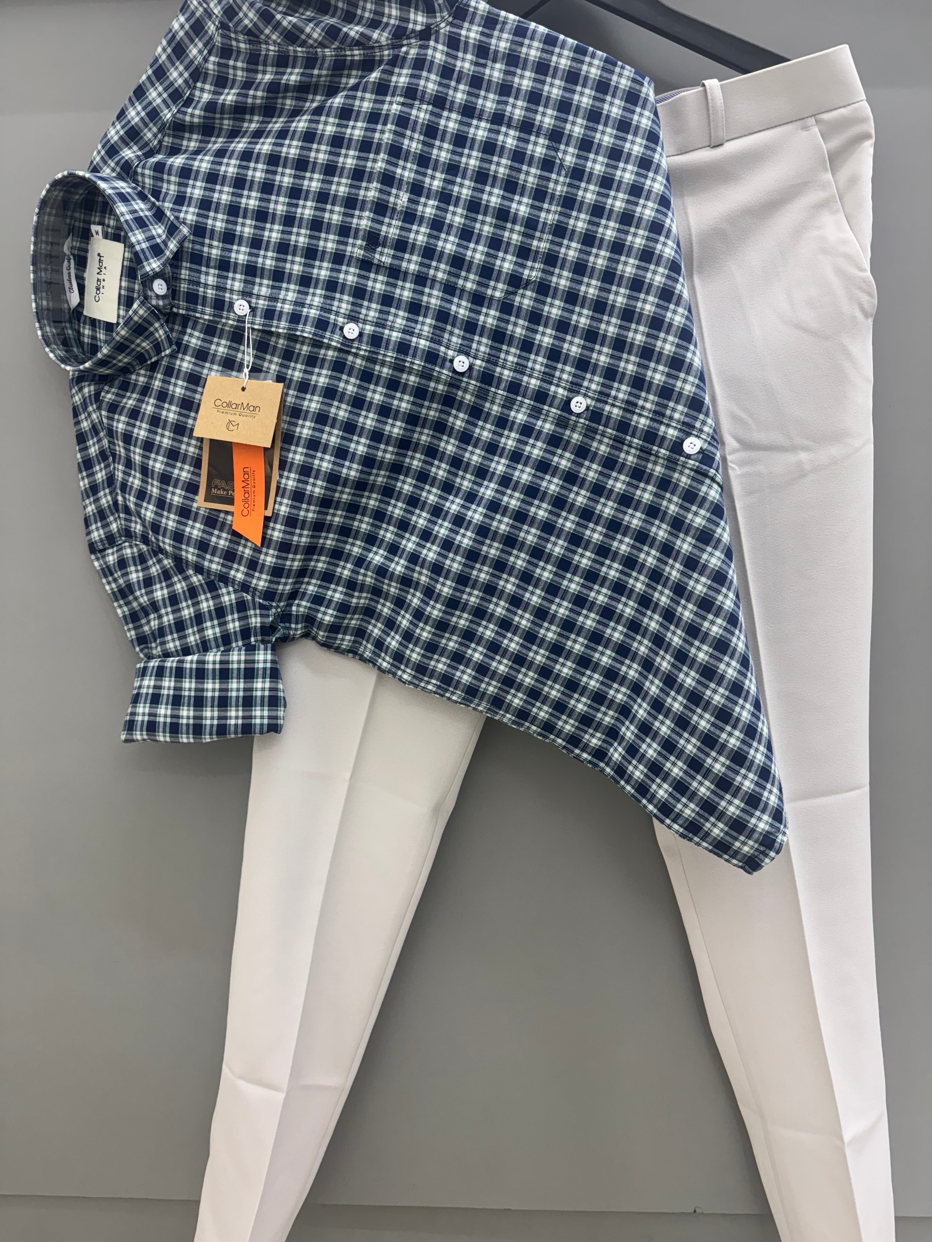 Check Shirt With Trouser pant