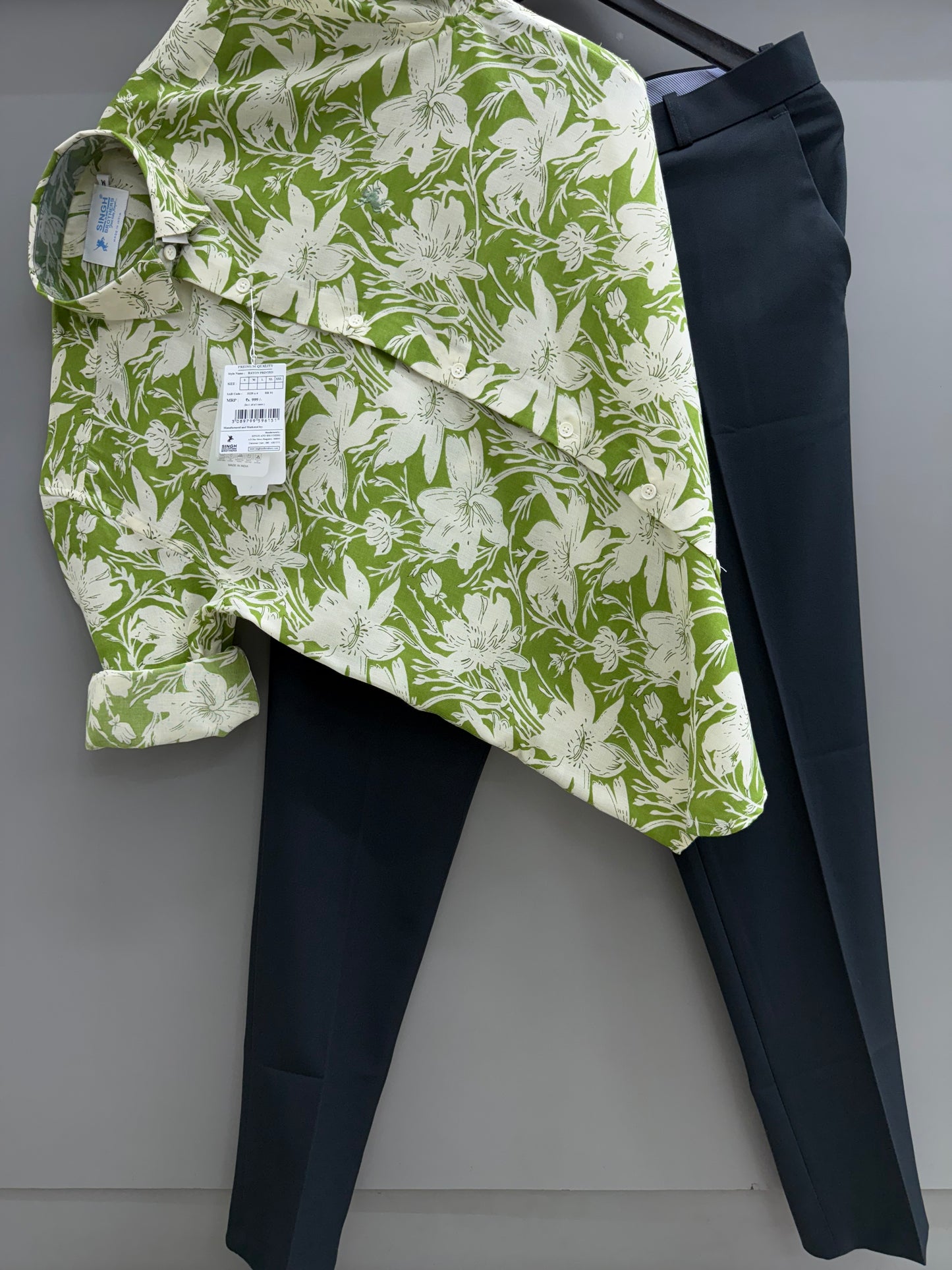 Rayon Printed Shirt with Trouser Pant (Combo)