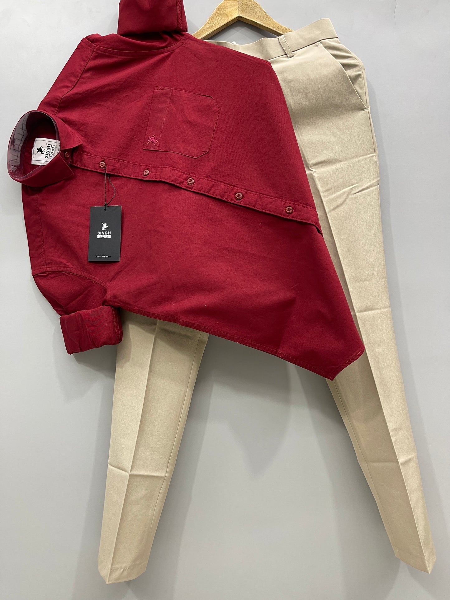 Cotton Shirt With Trouser (Combo)