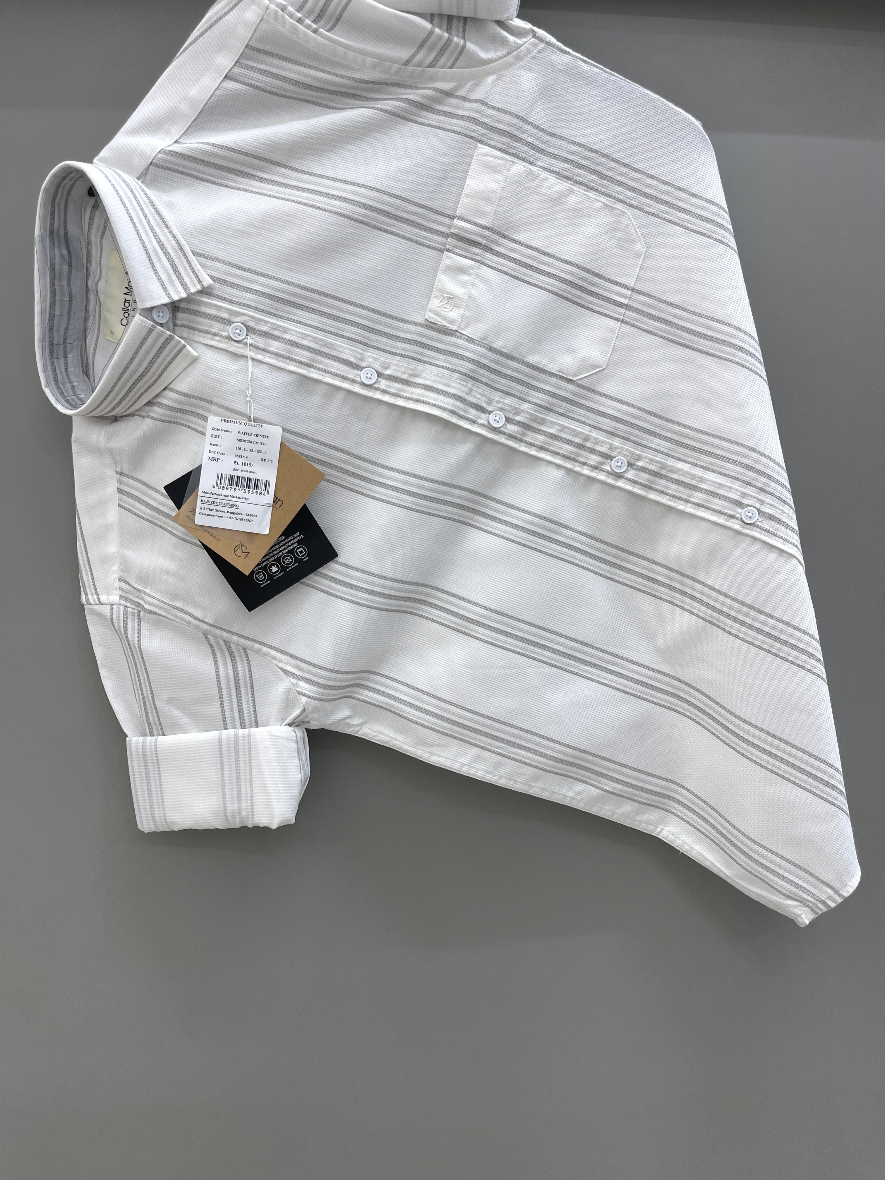 Light green strip Shirt
