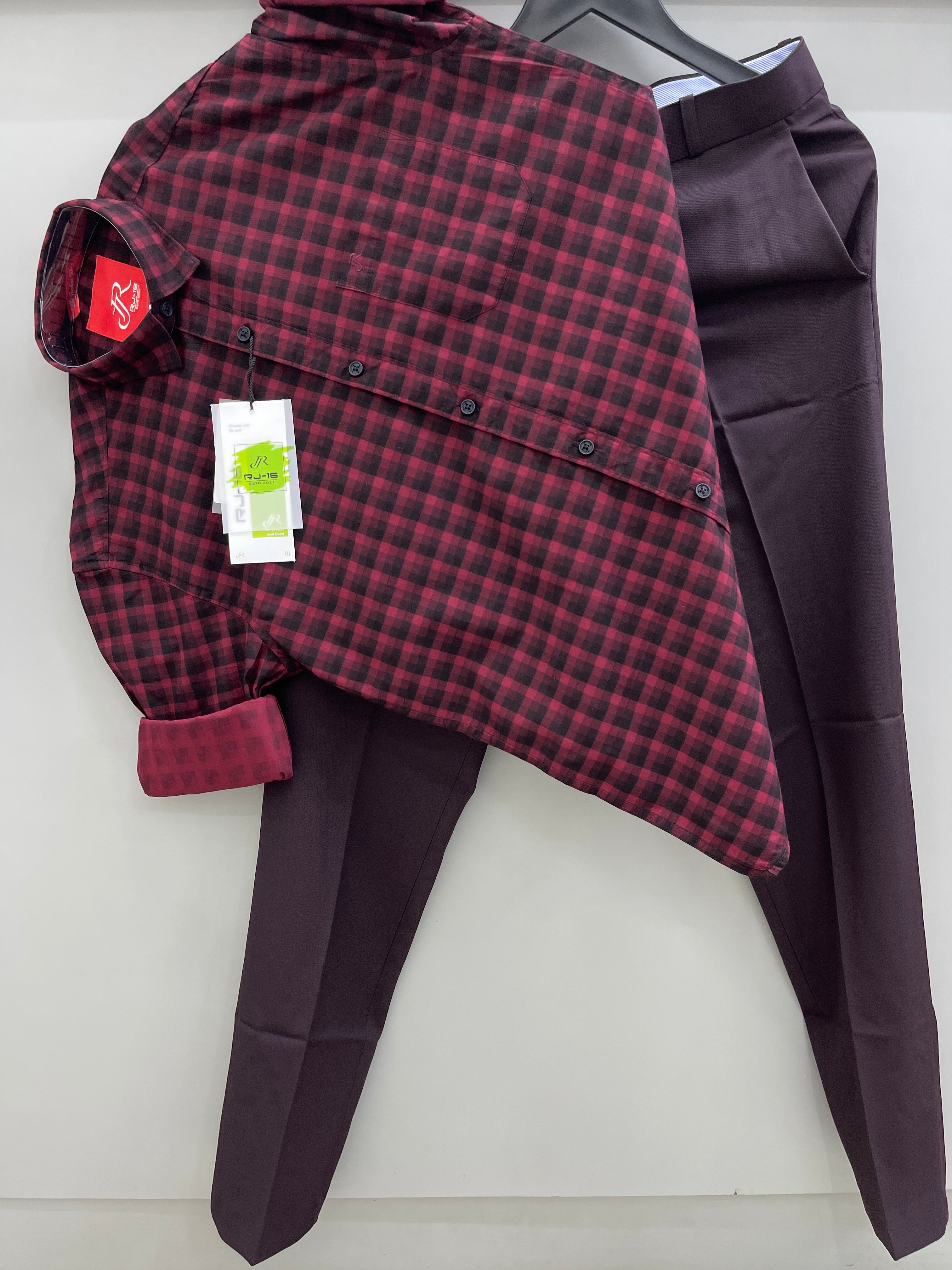 Check Shirt With Trouser pant
