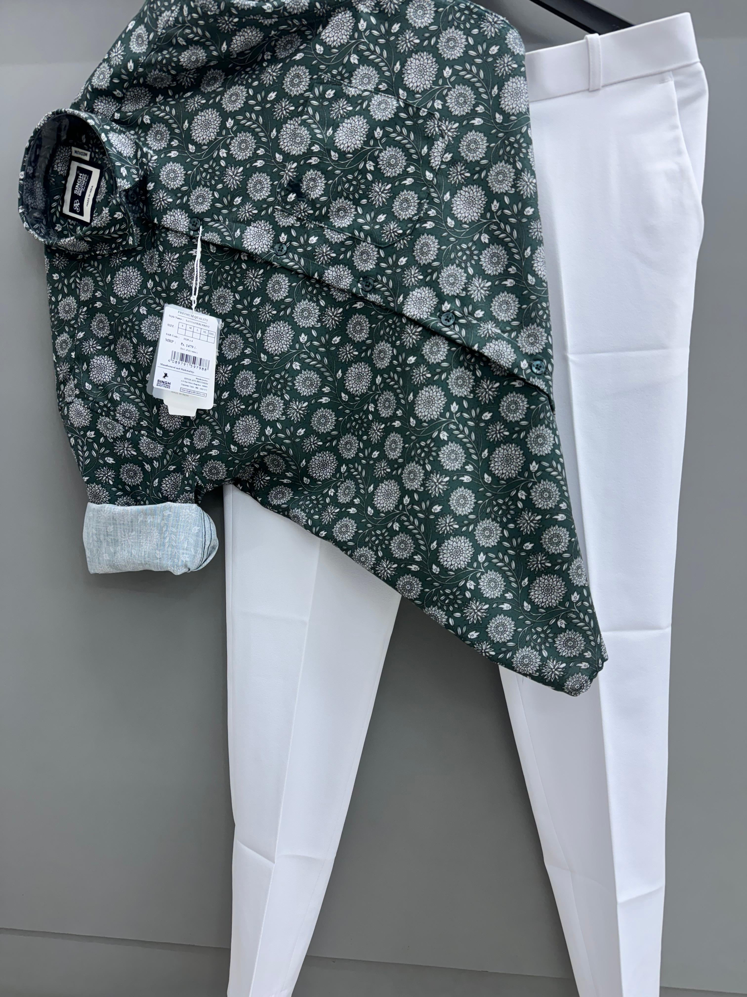Printed shirt with Pant