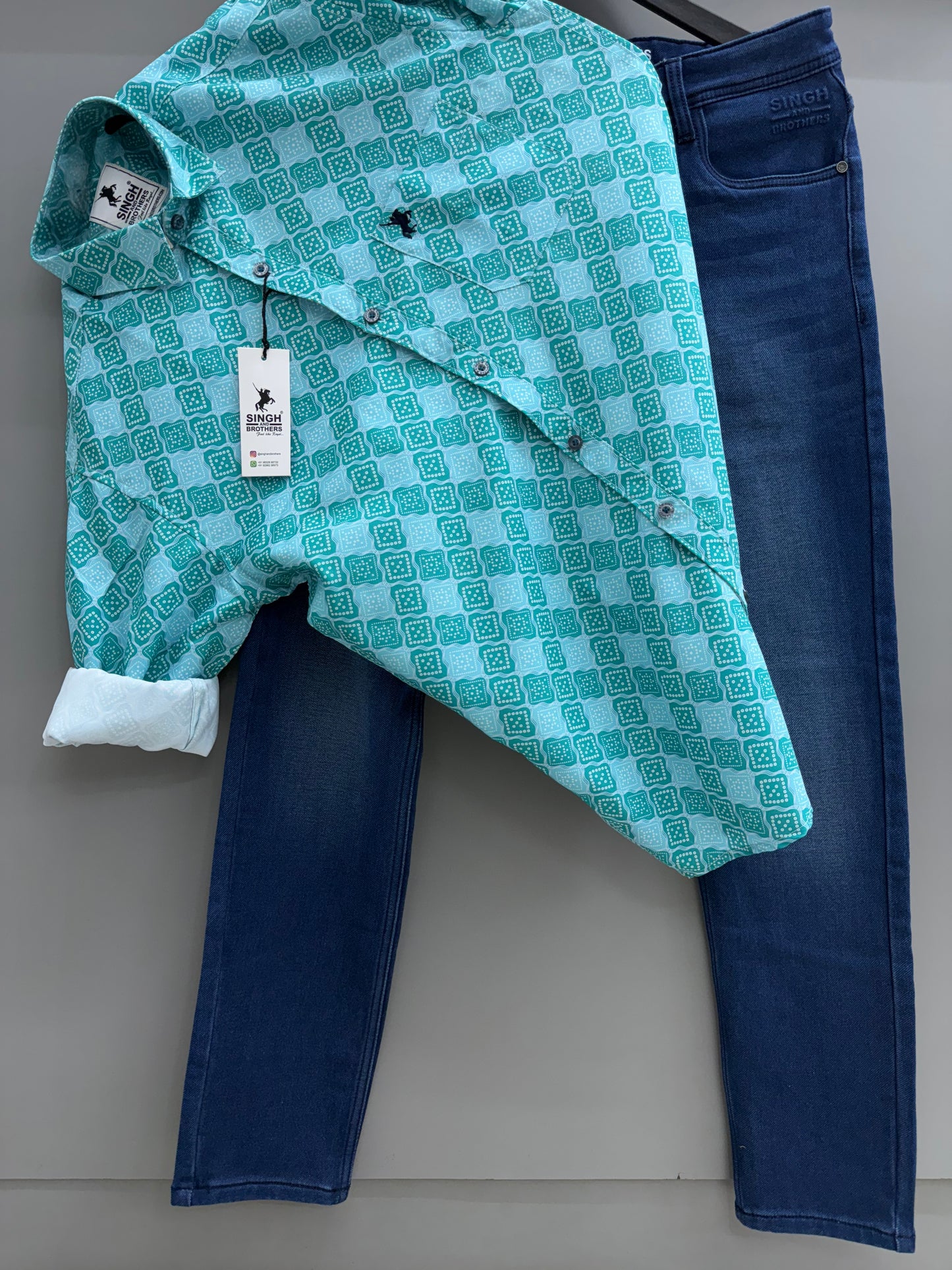 Printed Shirt with Denim jeans (Combo)
