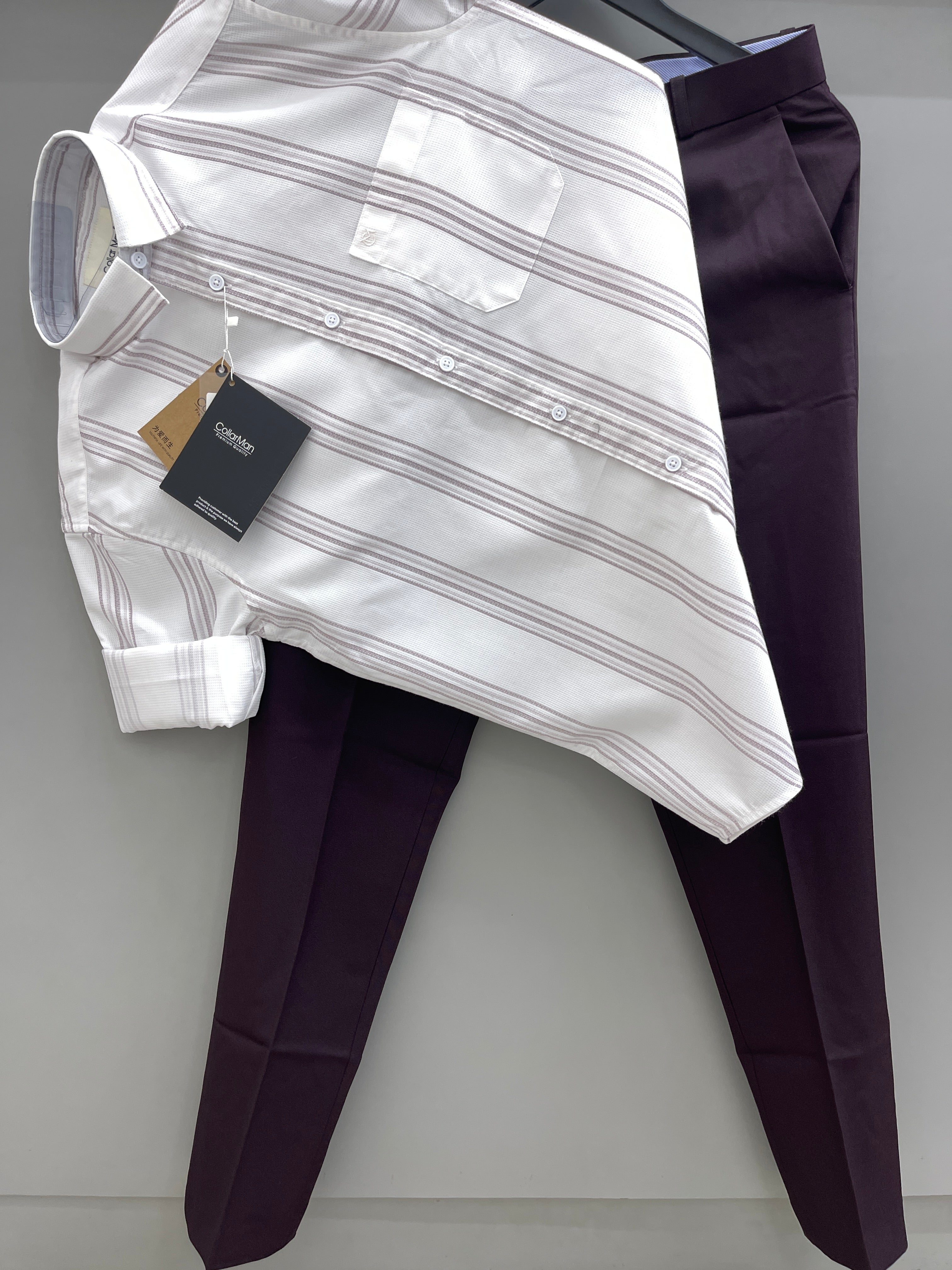 Strip Shirt With Trouser pant
