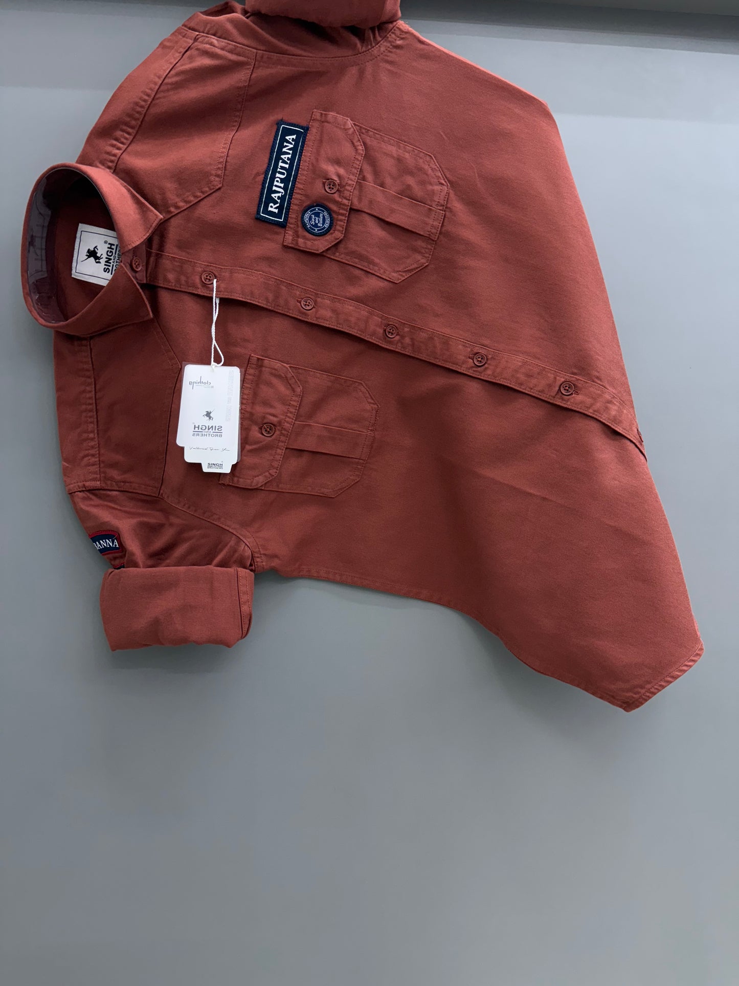 Double Pocket Rajputana shirt