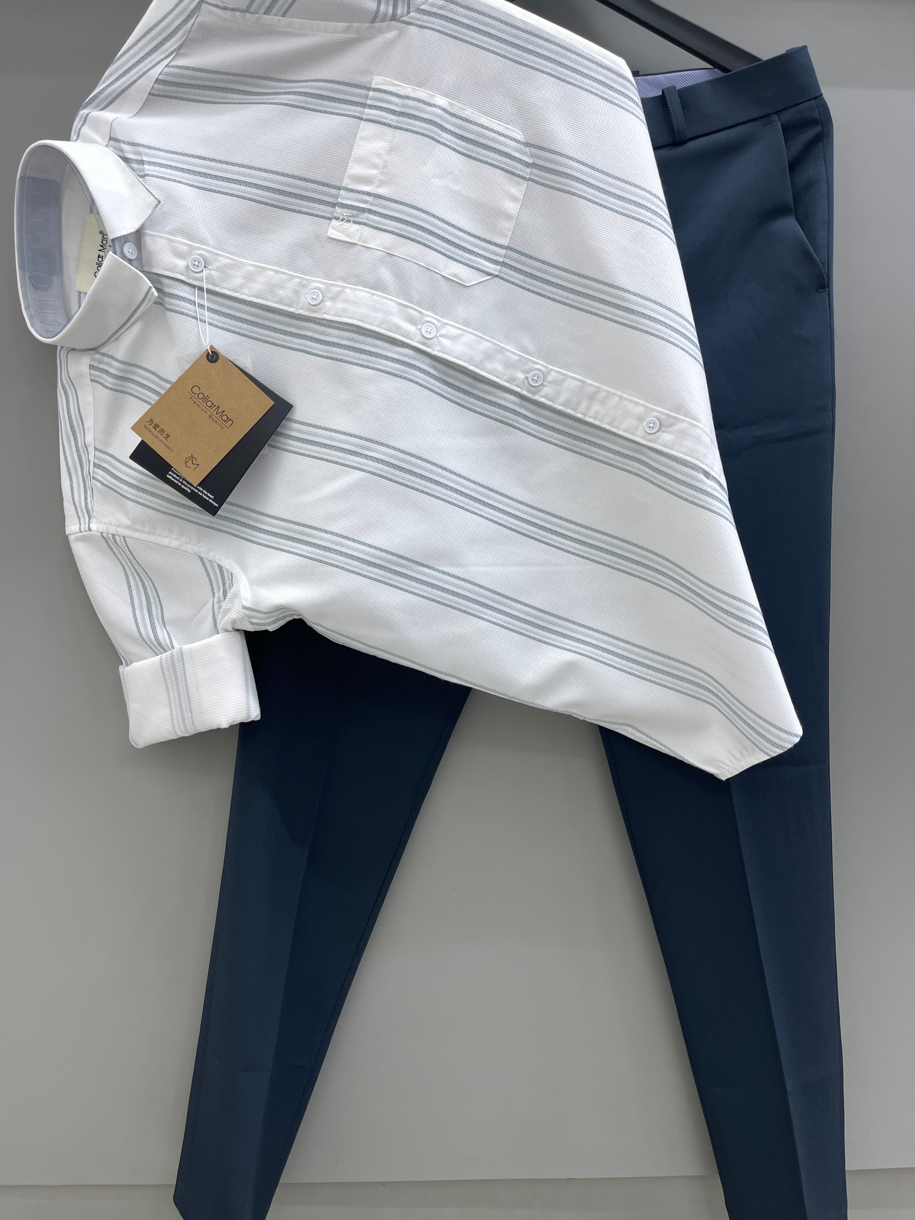 Strip Shirt With Trouser pant