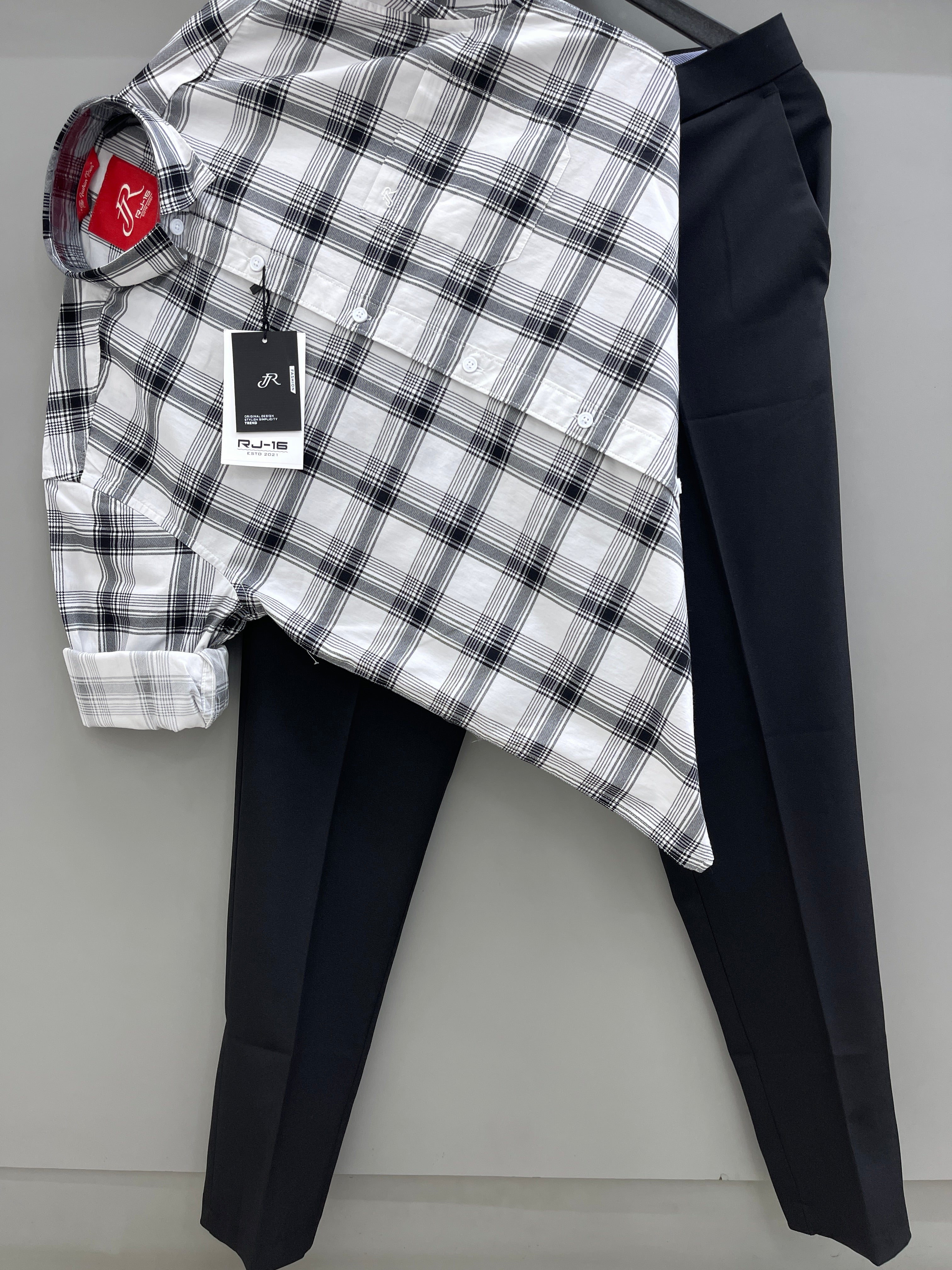 Check Shirt With Trouser pant