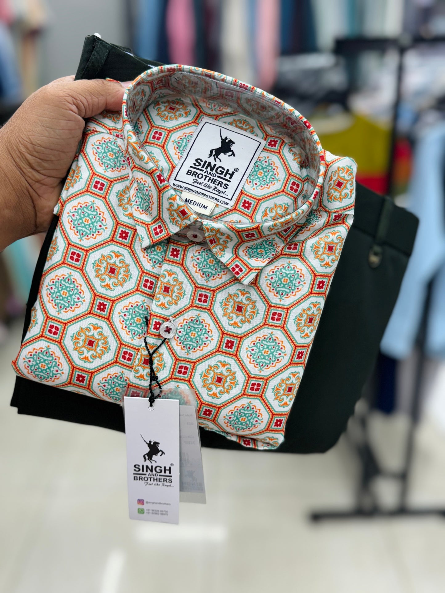 Printed Shirt with Trouser Pant (Combo)