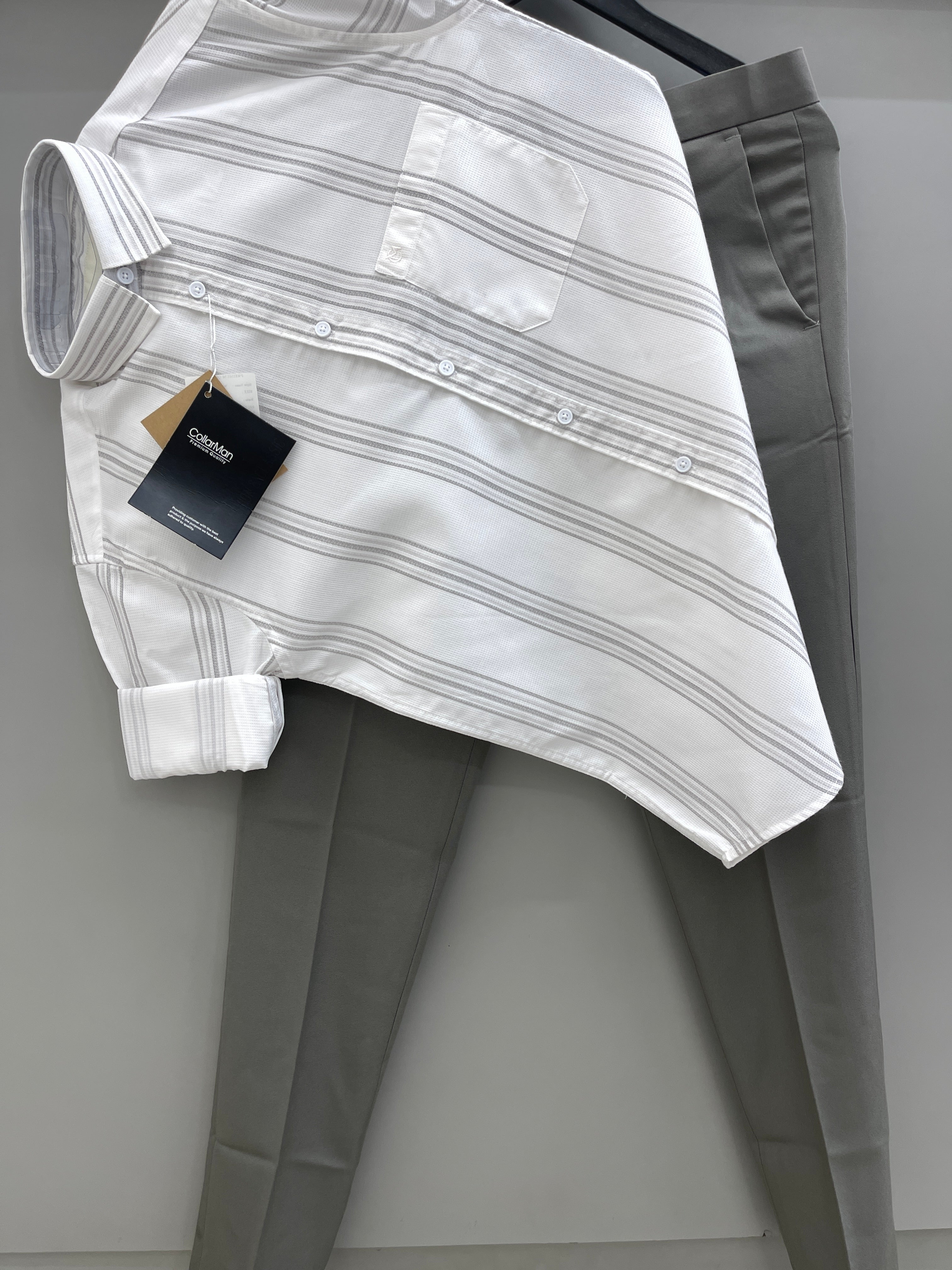 Strip Shirt With Trouser pant