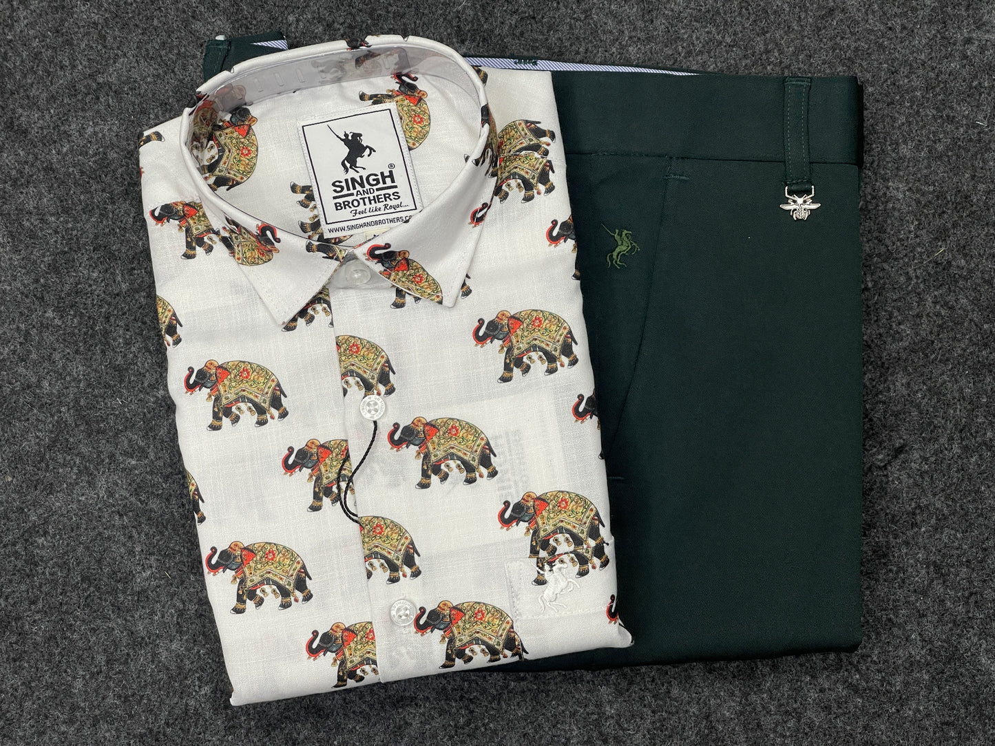 Printed Shirt with Trouser Pant (Combo)