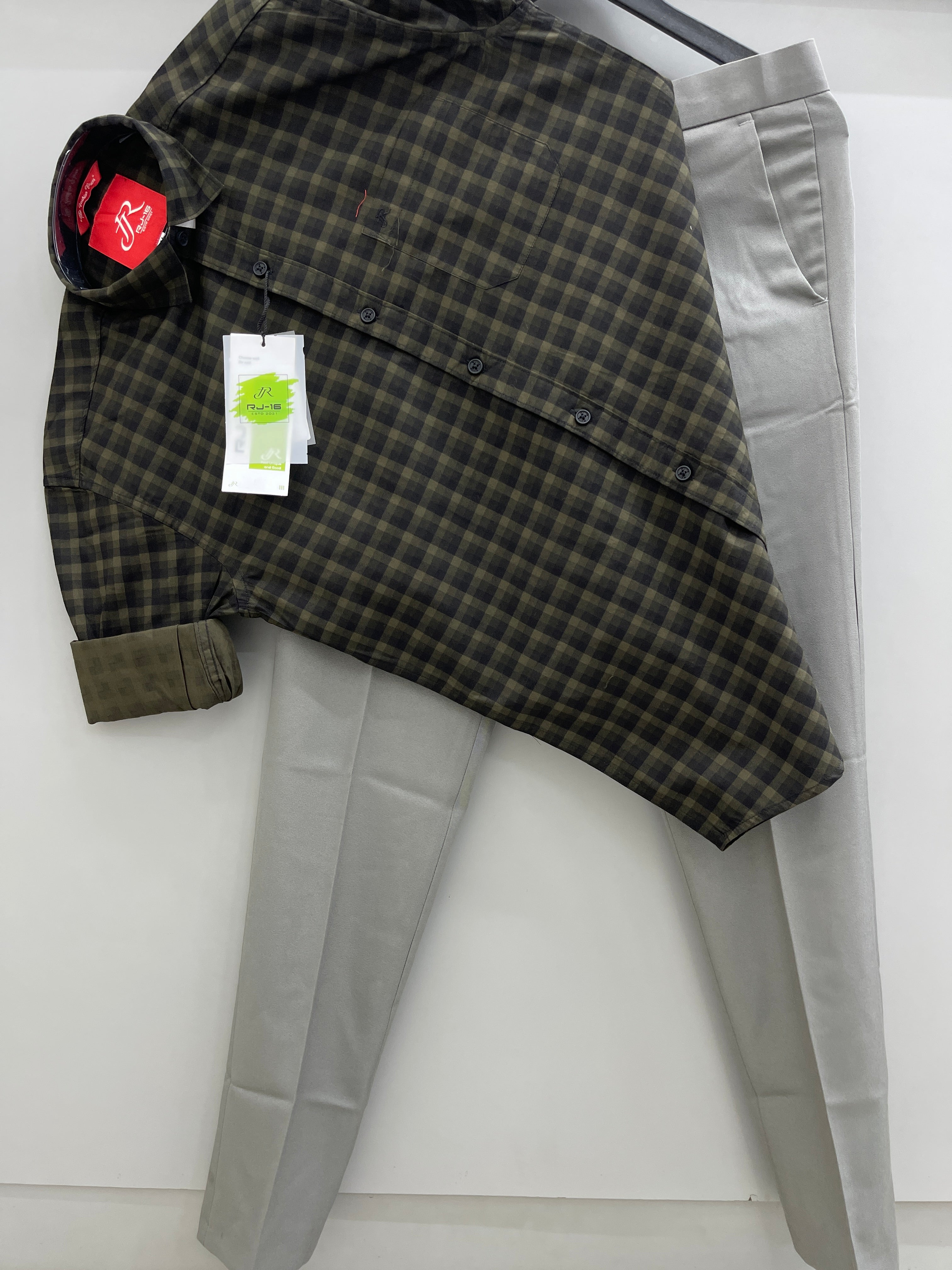 Check Shirt With Trouser pant