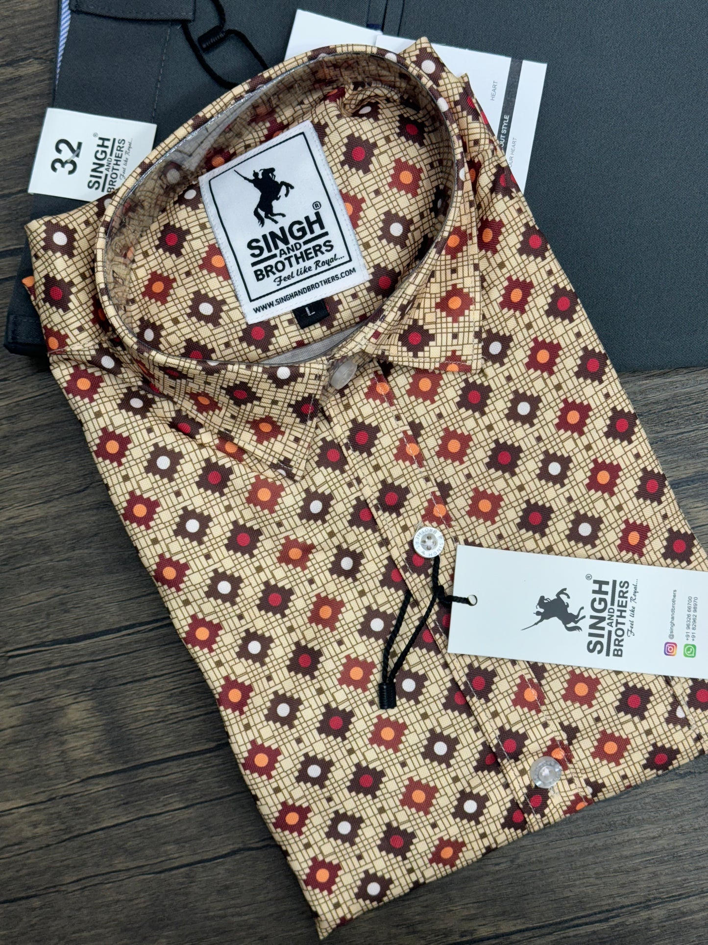 Printed Shirt with Trouser Pant (Combo)