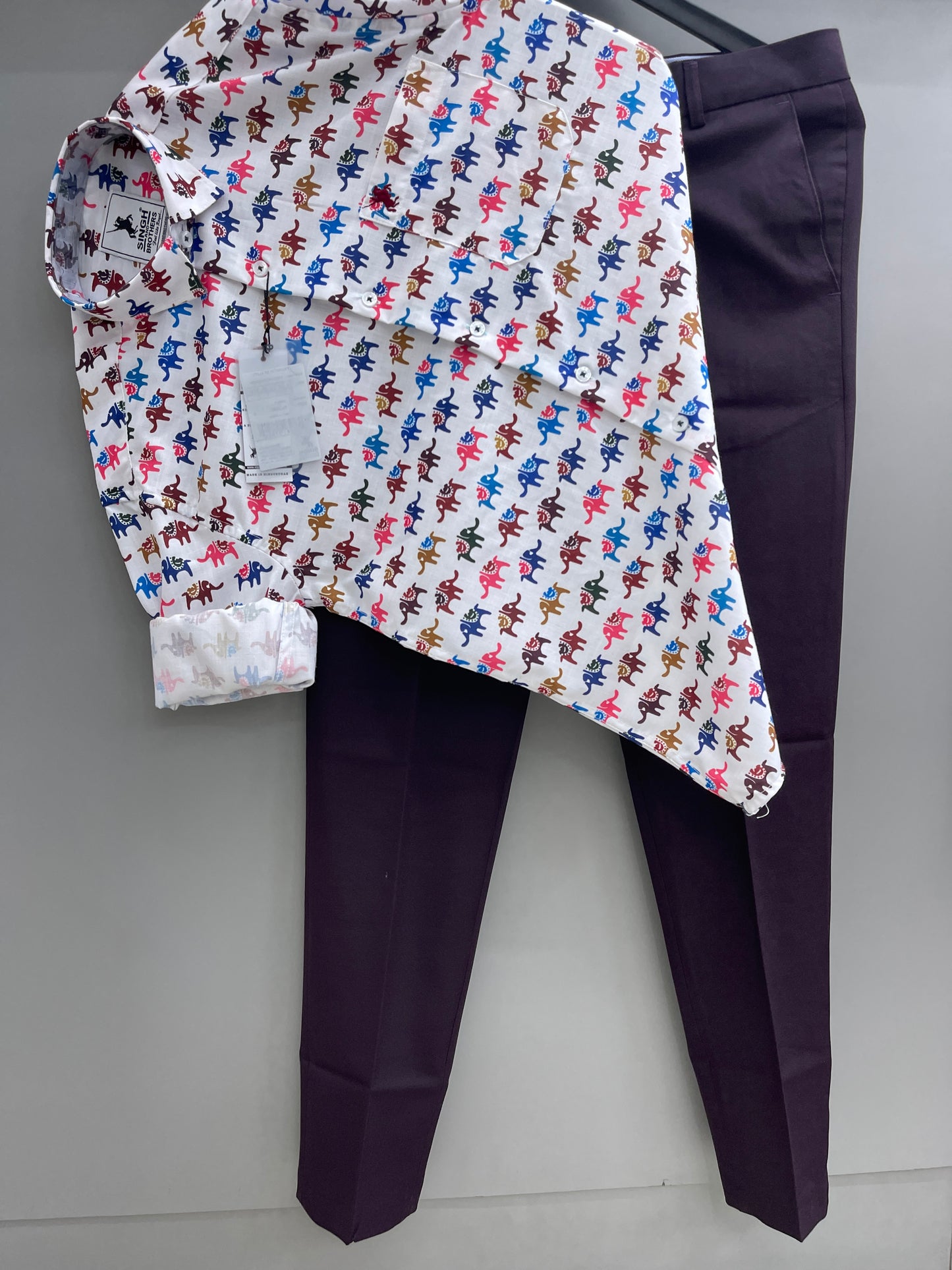 Printed Shirt with Trouser Pant (Combo)