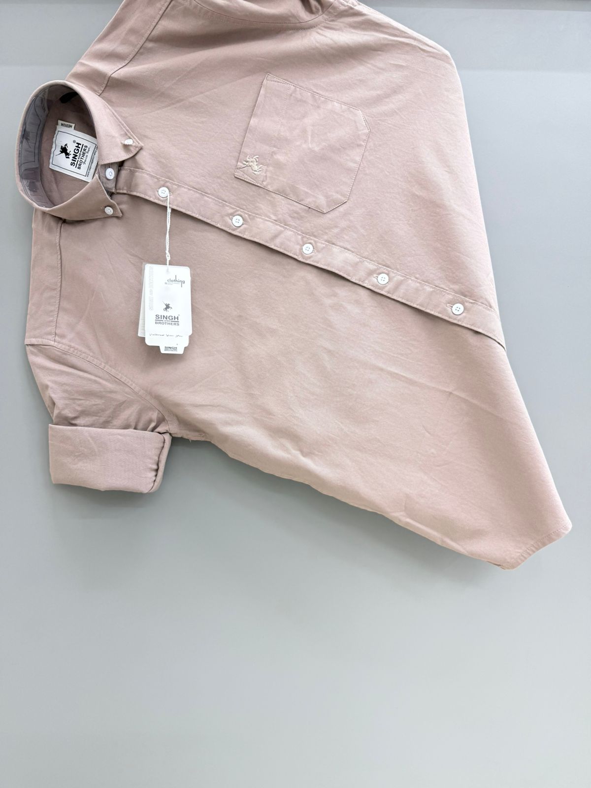 Cotton Oxford BD- Light Beige