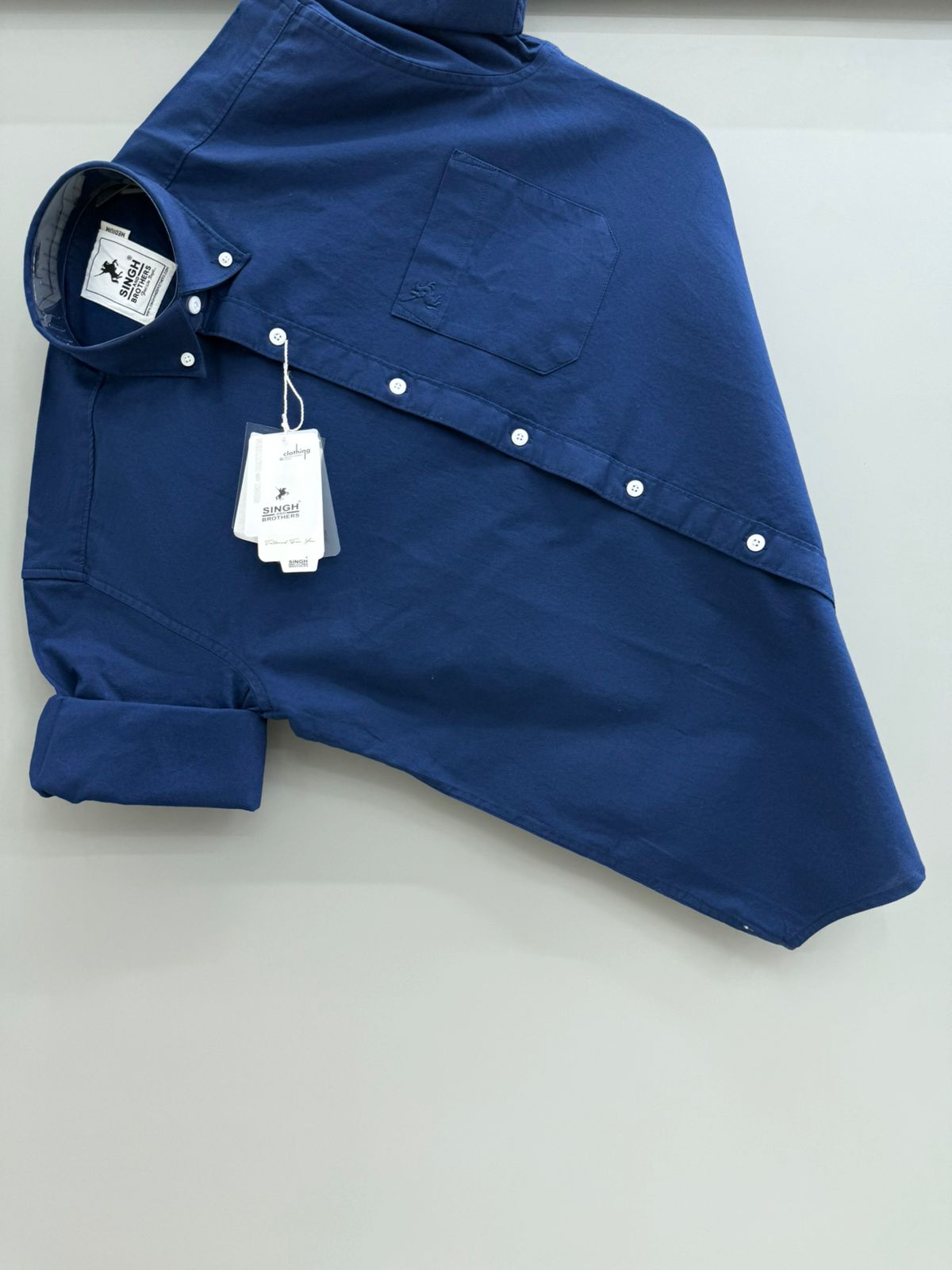 Cotton Oxford BD- Royal Blue