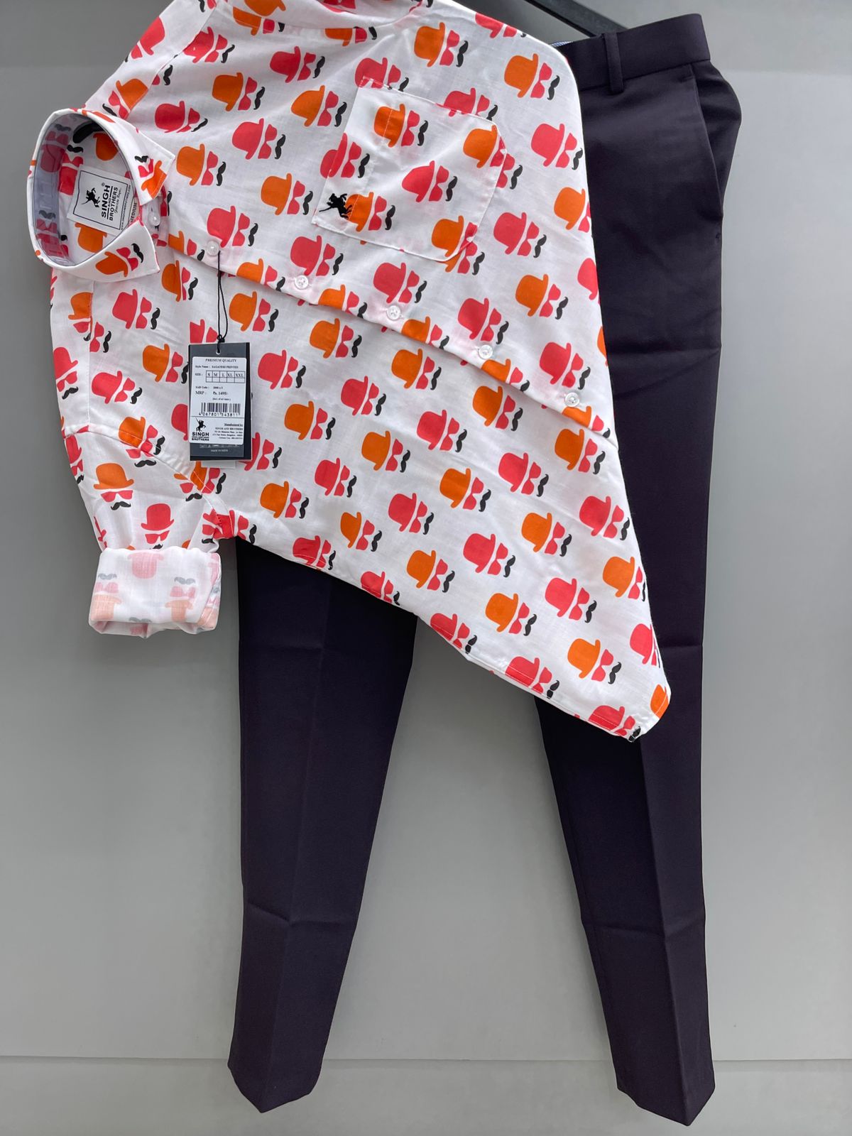 Printed Shirt with Trouser Pant (Combo)