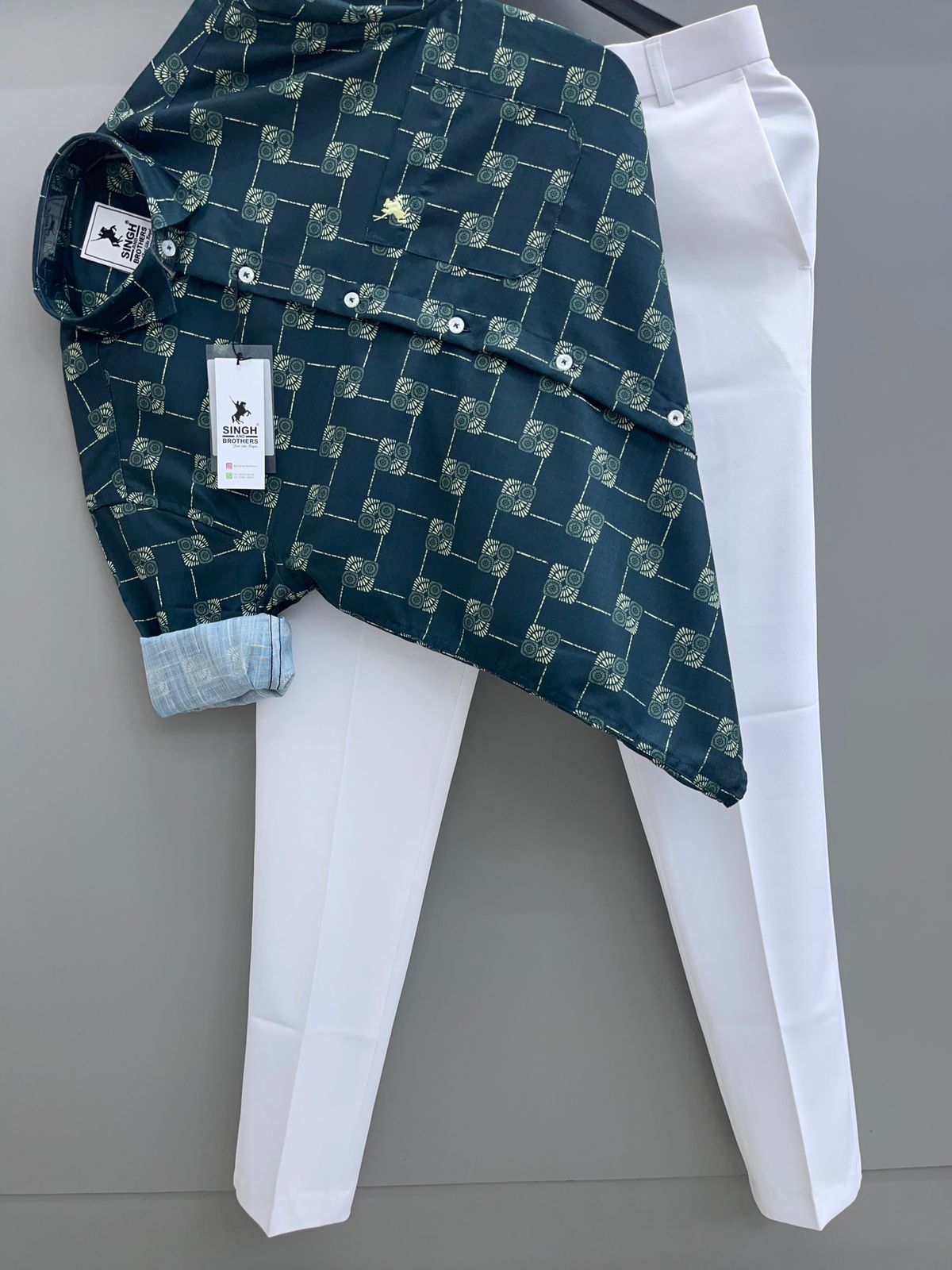 Printed Shirt with Trouser Pant (Combo)