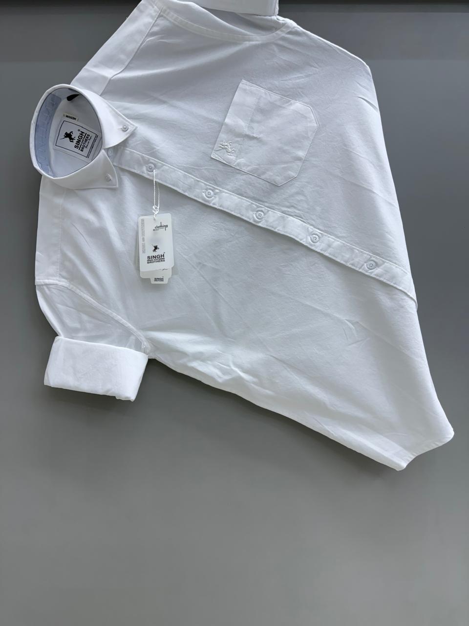 Cotton Oxford BD- White