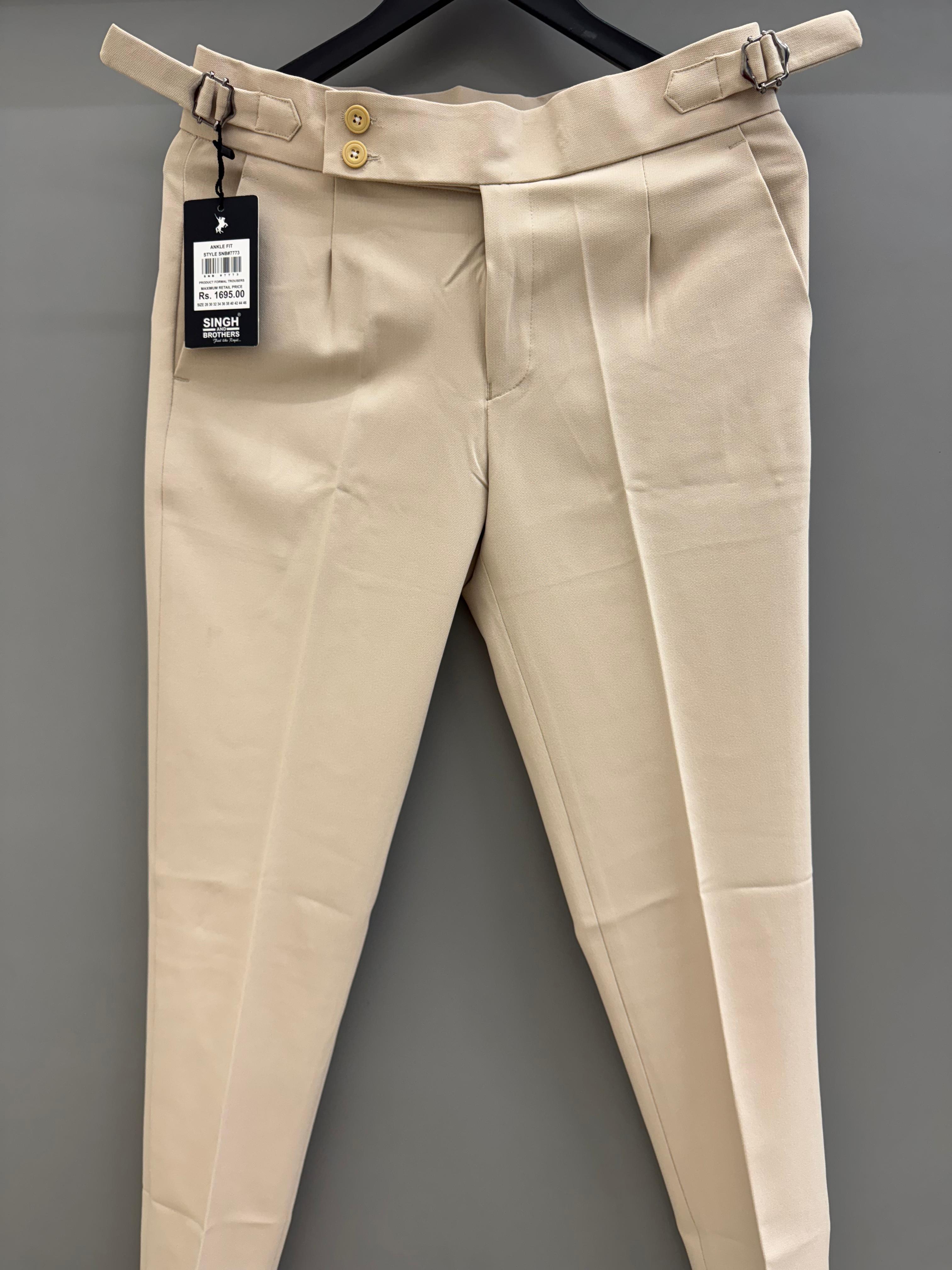 Gurkha Pant ( cream )