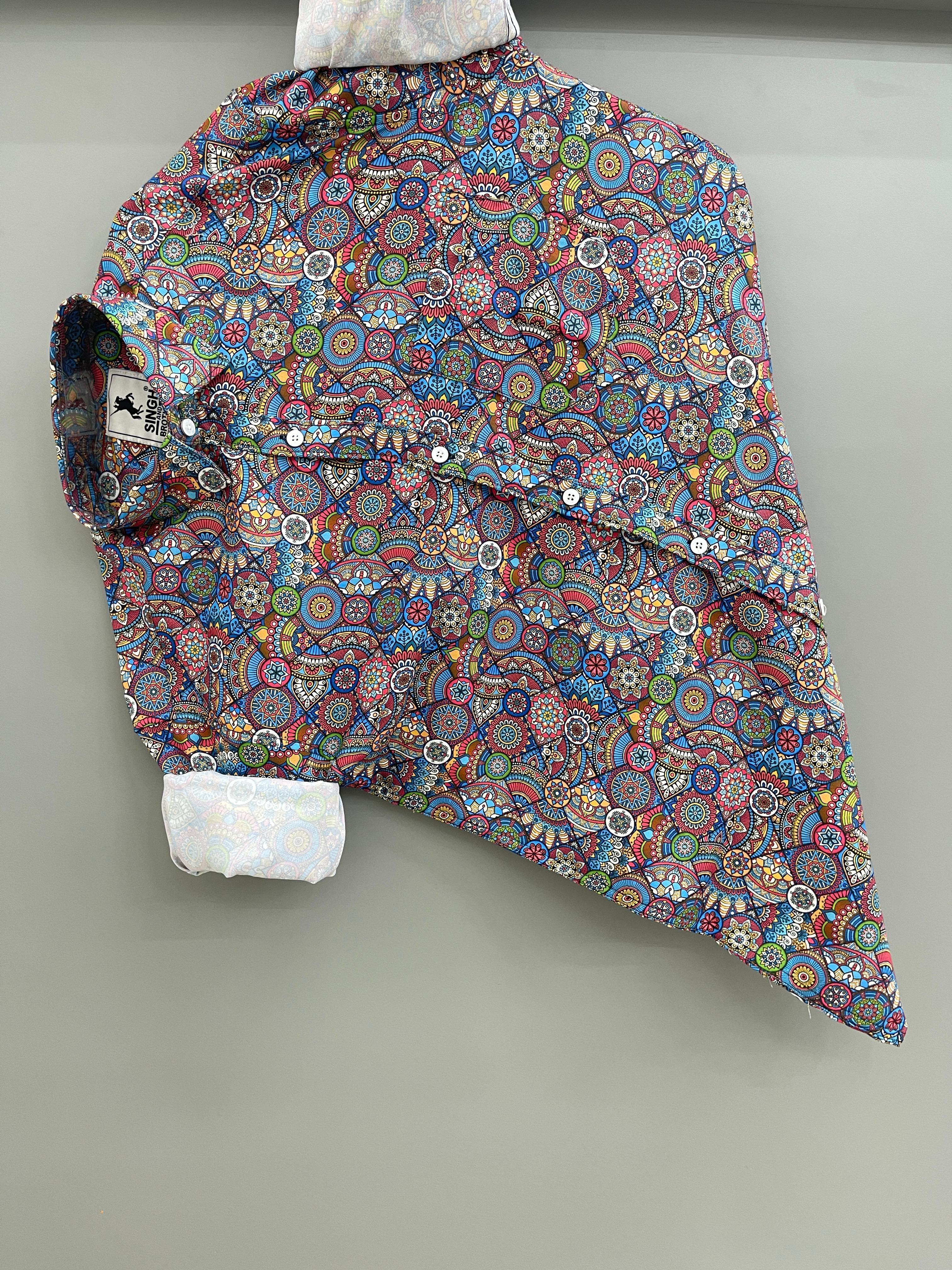 round chakkri printed
