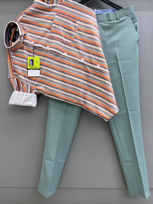 Printed Shirt with Trouser Pant (Combo)