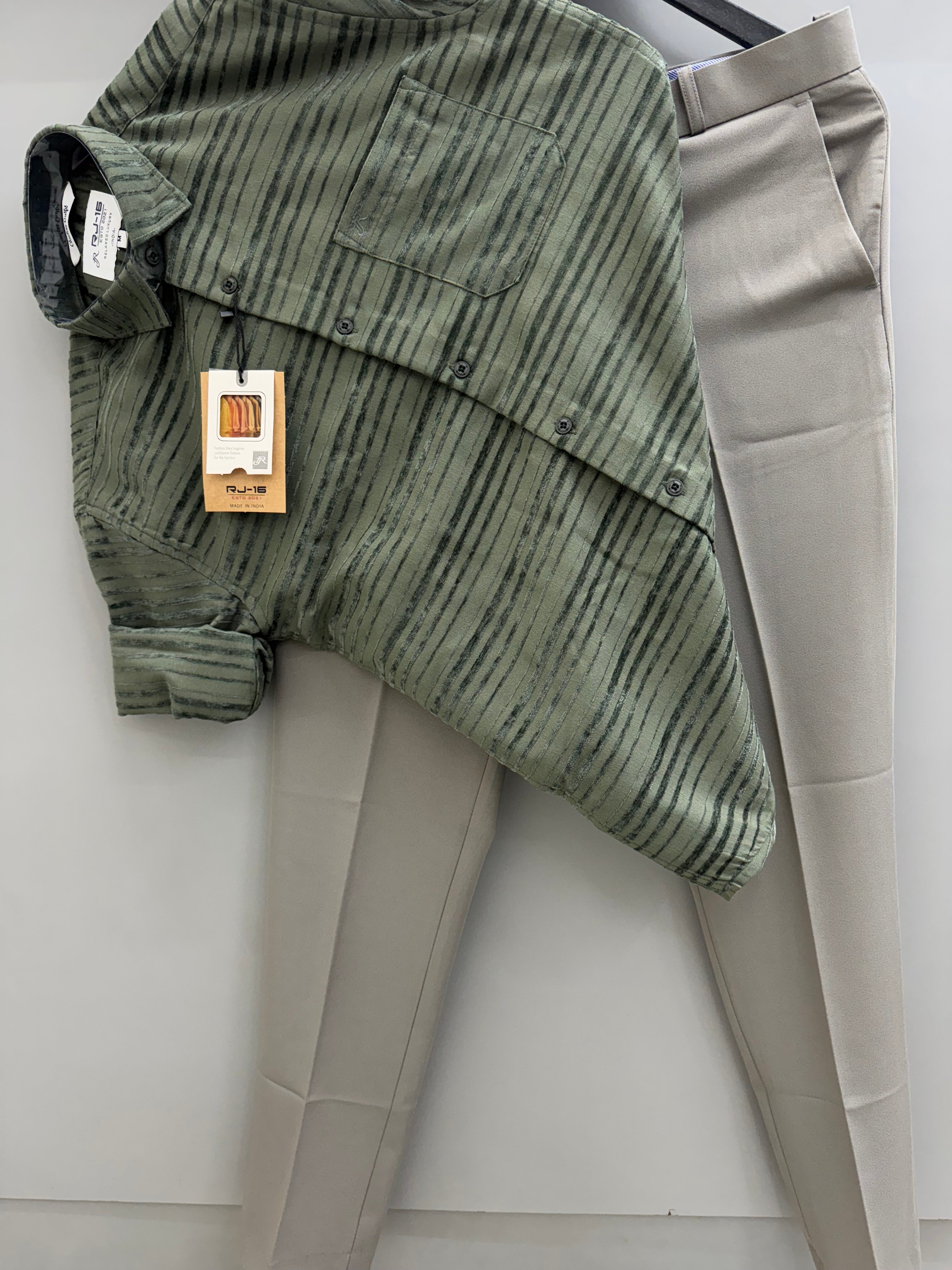 Imp jacquard Shirt With Trouser pant