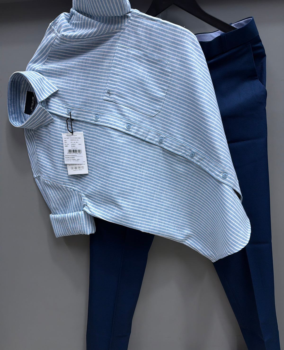 strip shirt with pant