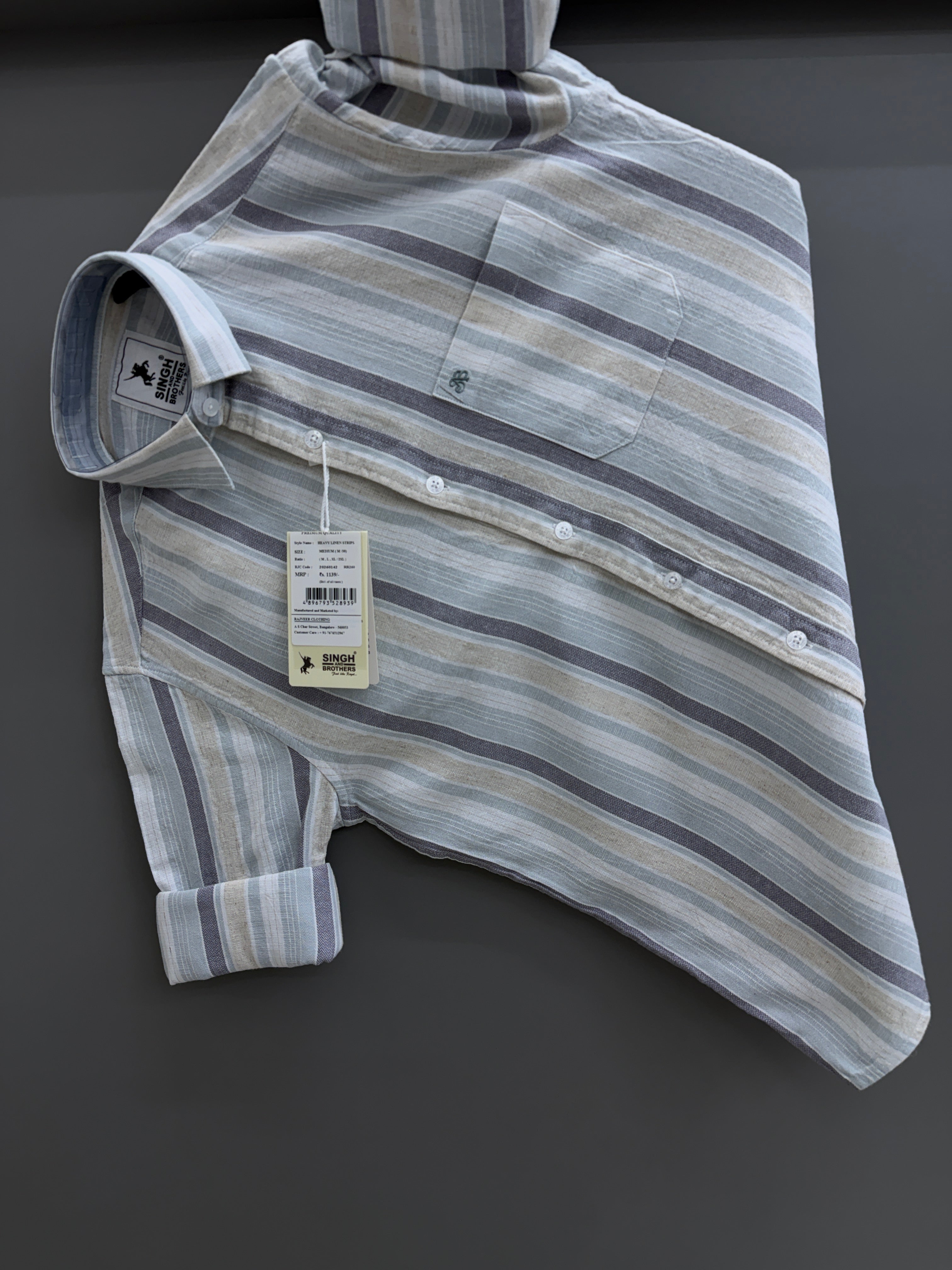 Linen Strip shirt