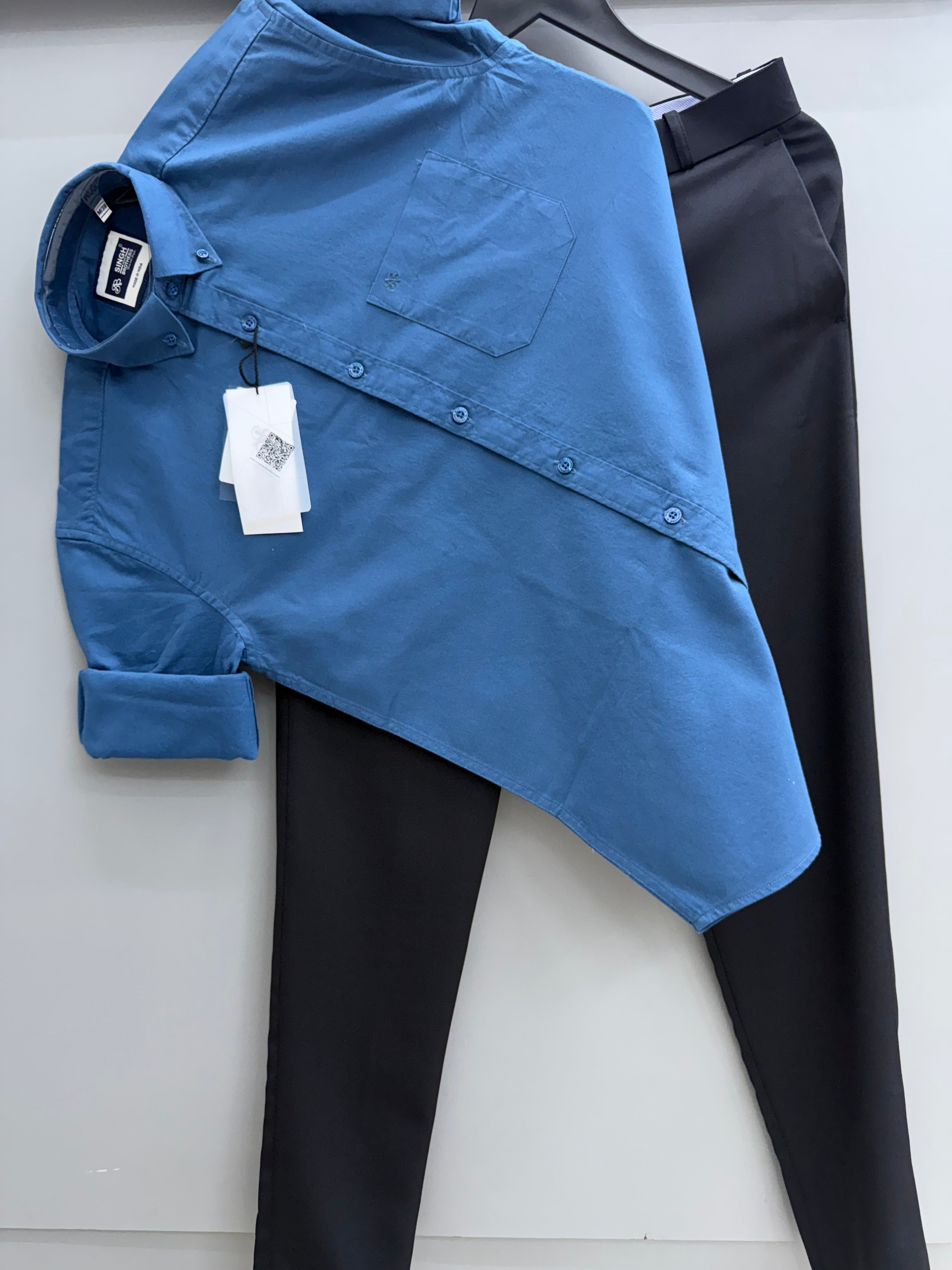 Heavy Oxford Shirt With Formal Pant