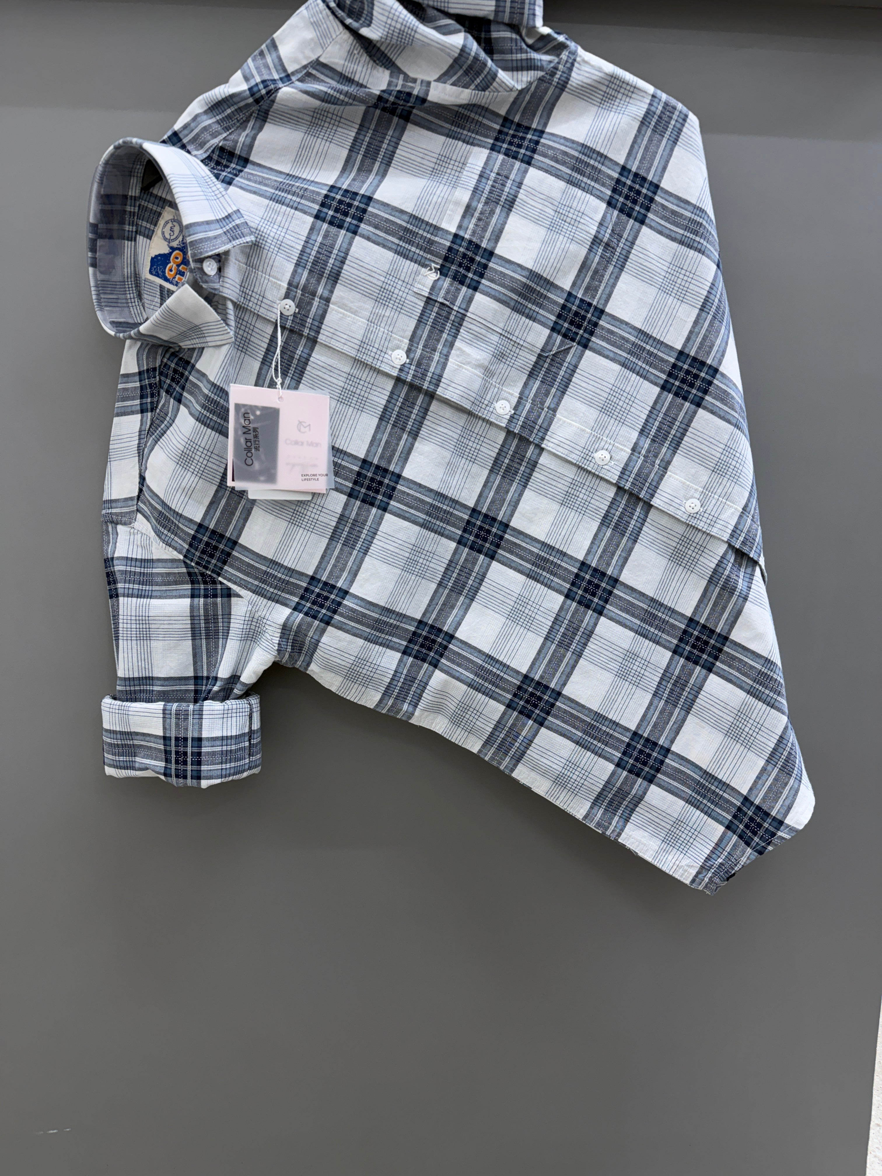 Heavy oxford Check Shirt