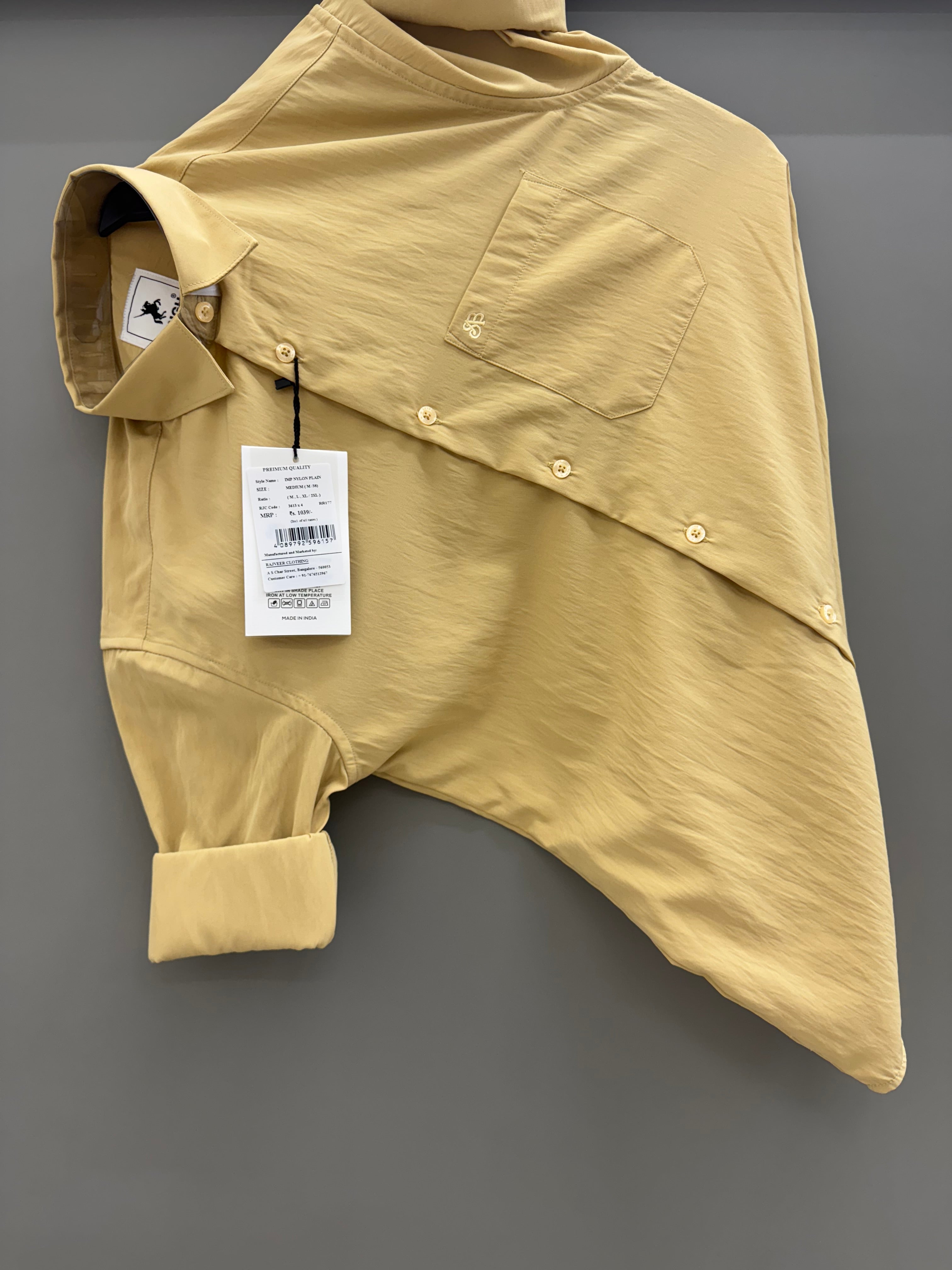 Imported paper nylon yellow