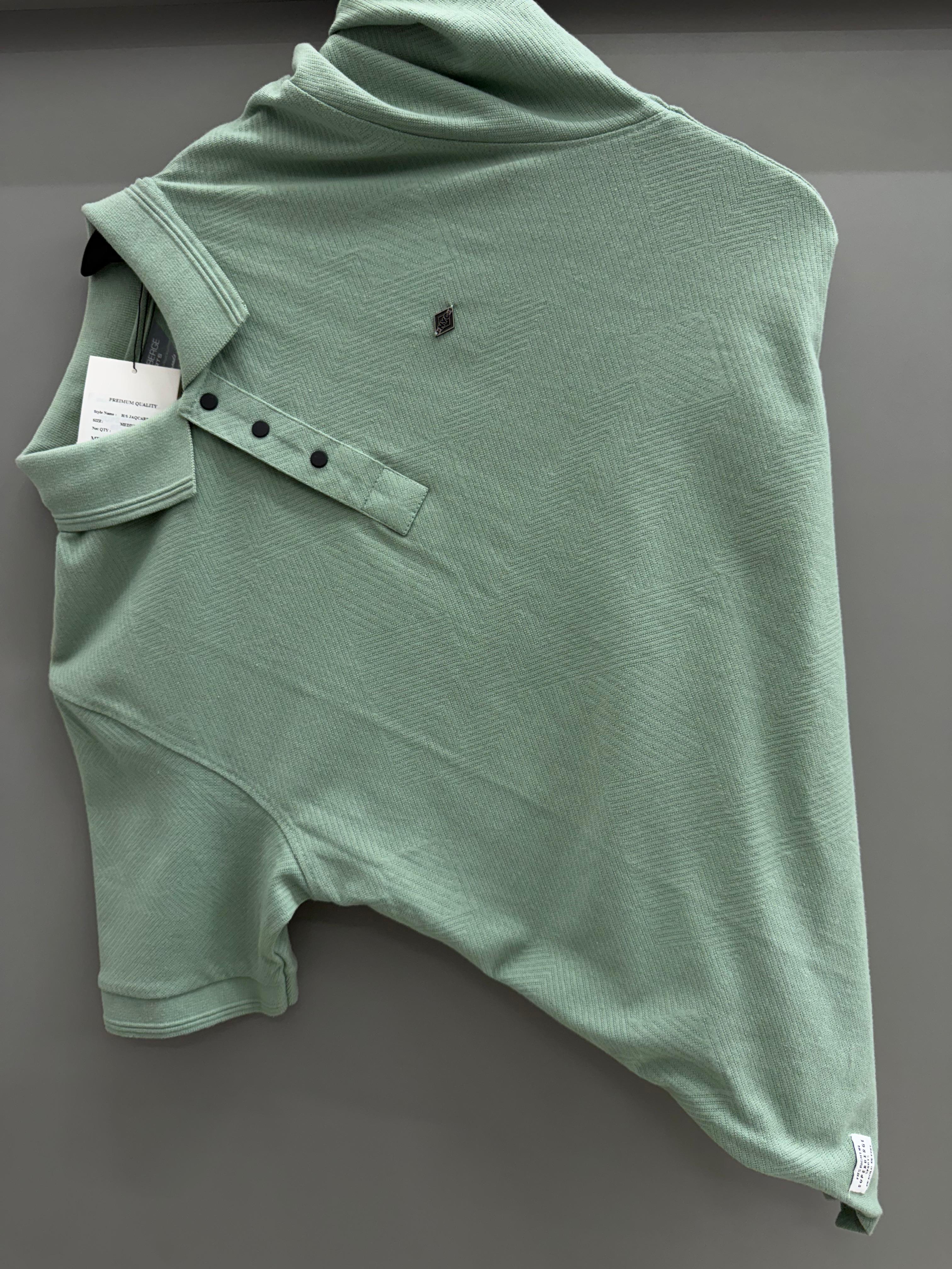 Green  Polo H/S T-shirts