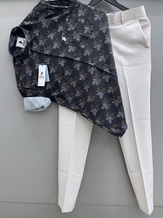 Printed Shirt with Trouser Pant (Combo)