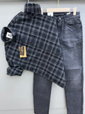 Check Shirt With jeans pant