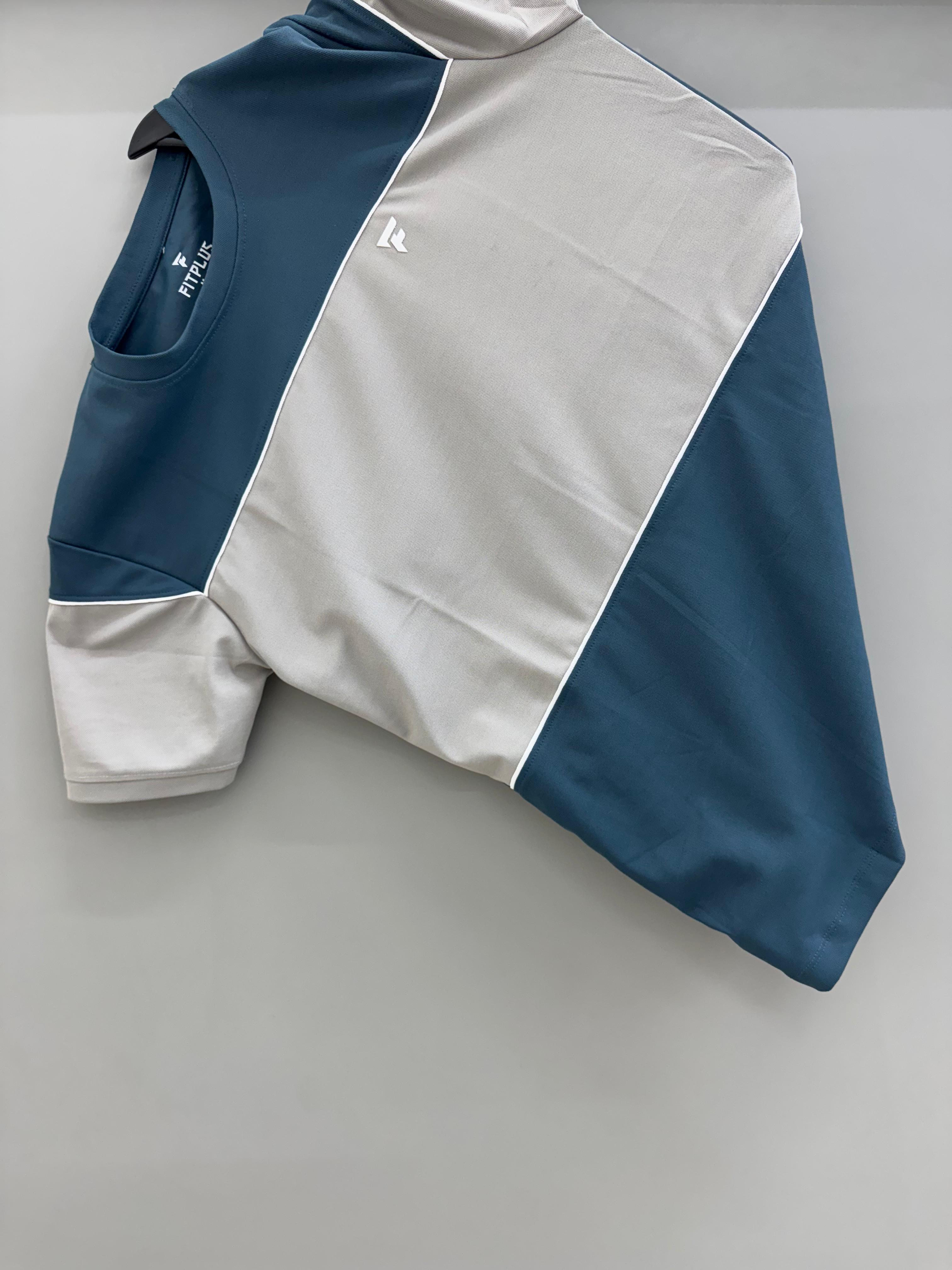 Round Neck Blue Grey T-shirts