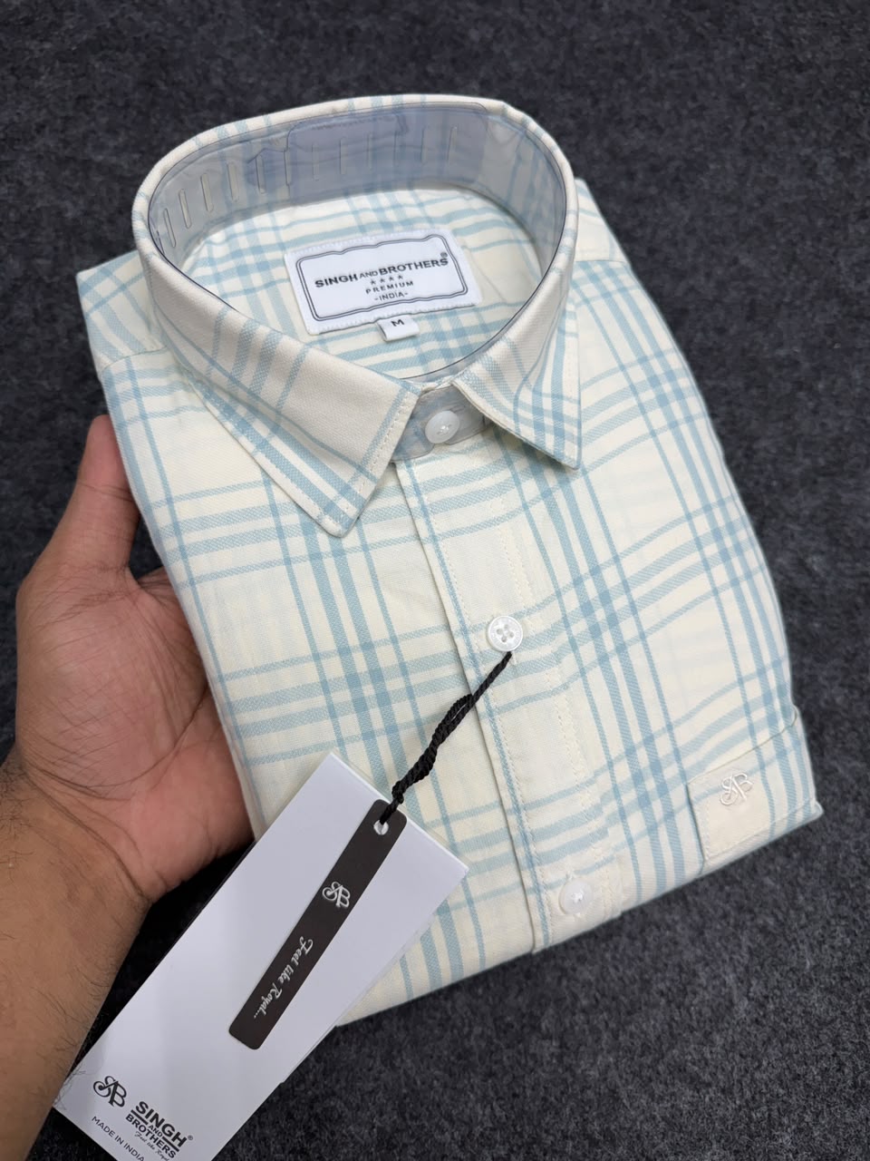 Heavy Oxford check Shirt - 9
