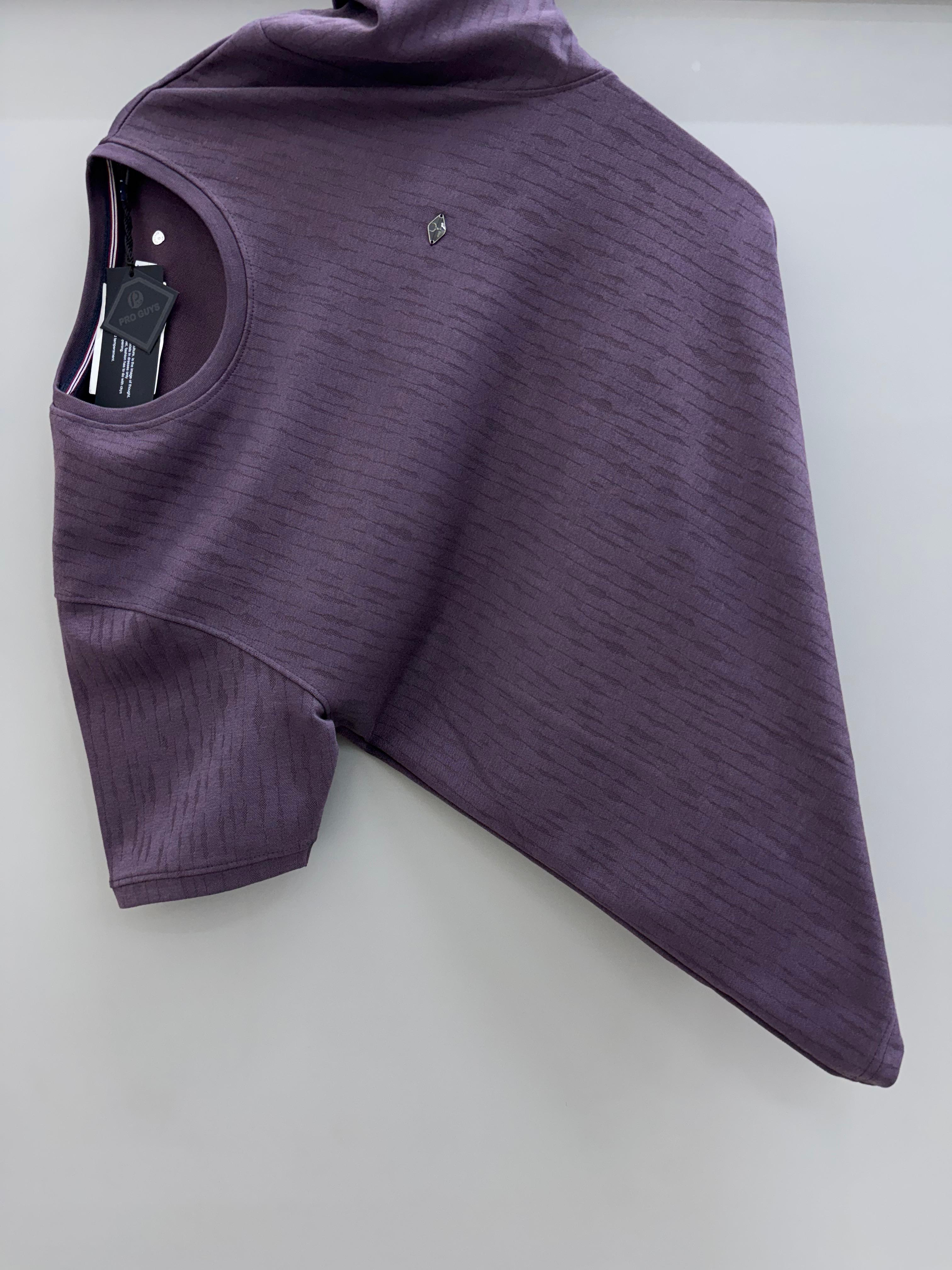 Round Neck Purple T-shirts