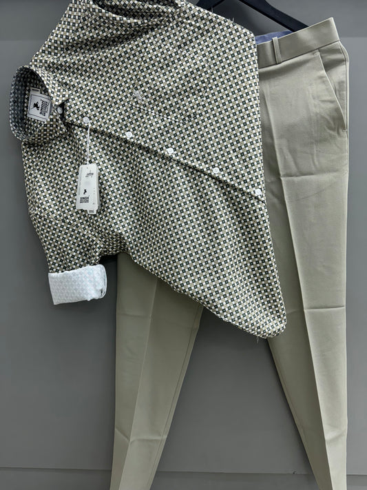 Printed Shirt with Trouser Pant (Combo)